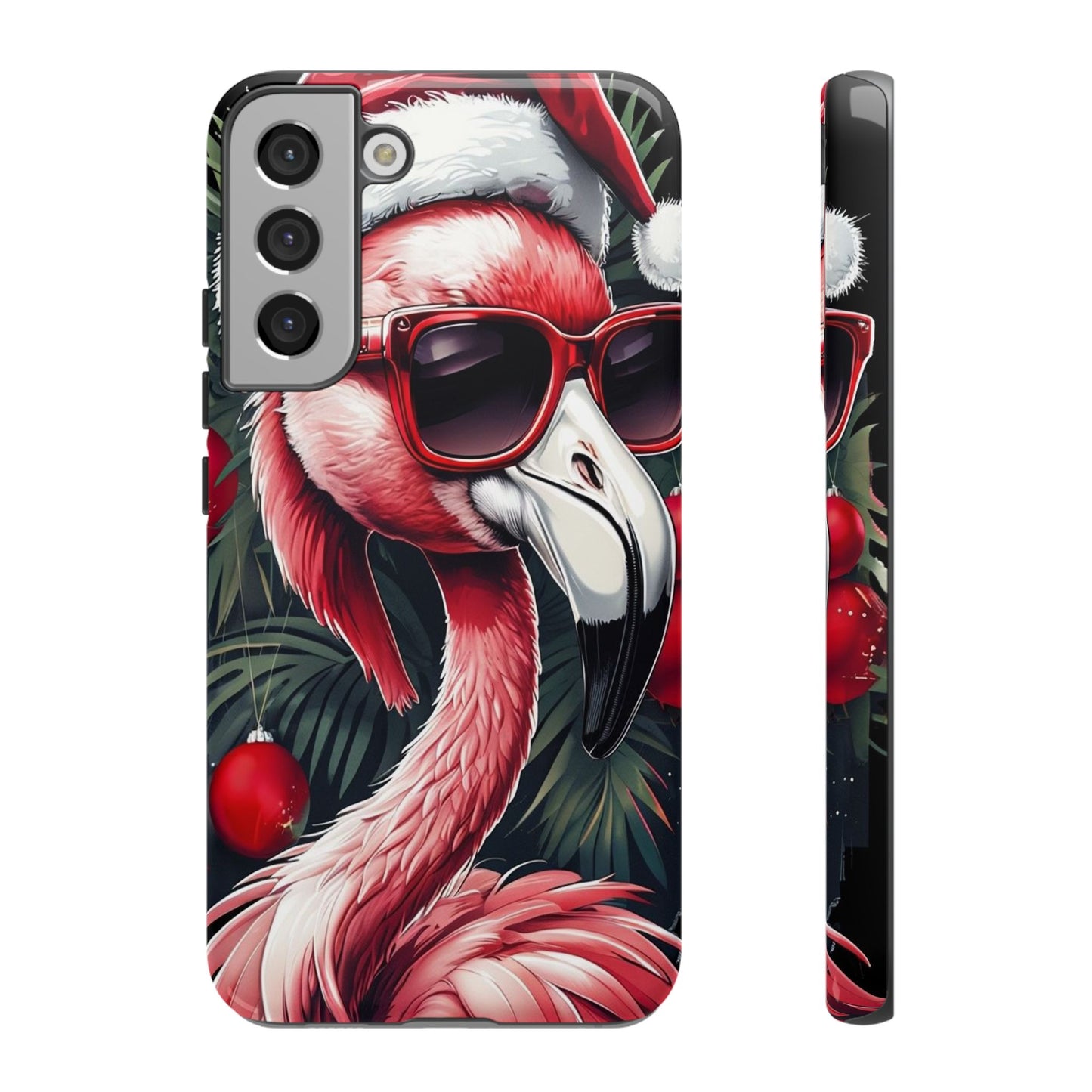 Festive Flamingo Holiday Phone Case