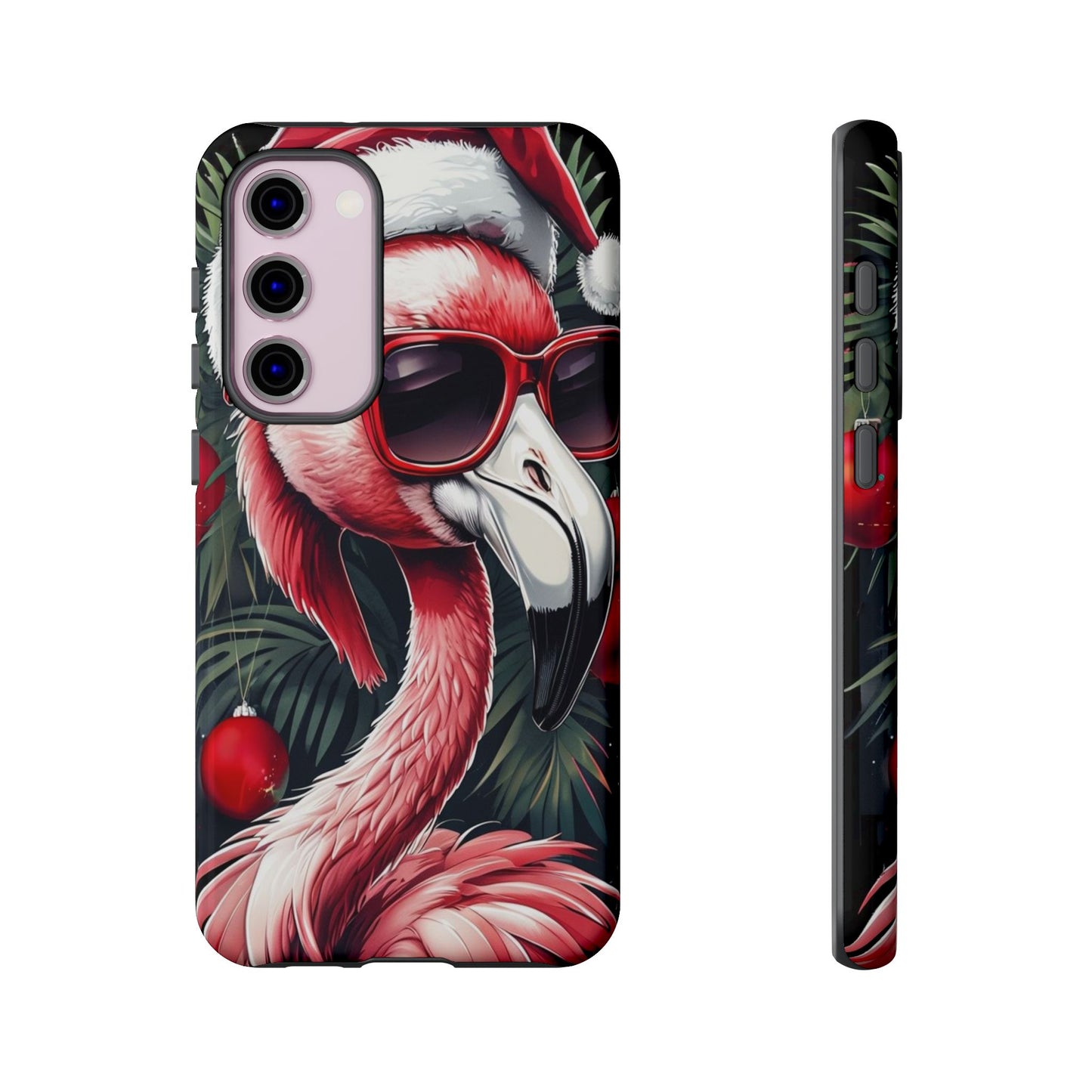 Festive Flamingo Holiday Phone Case