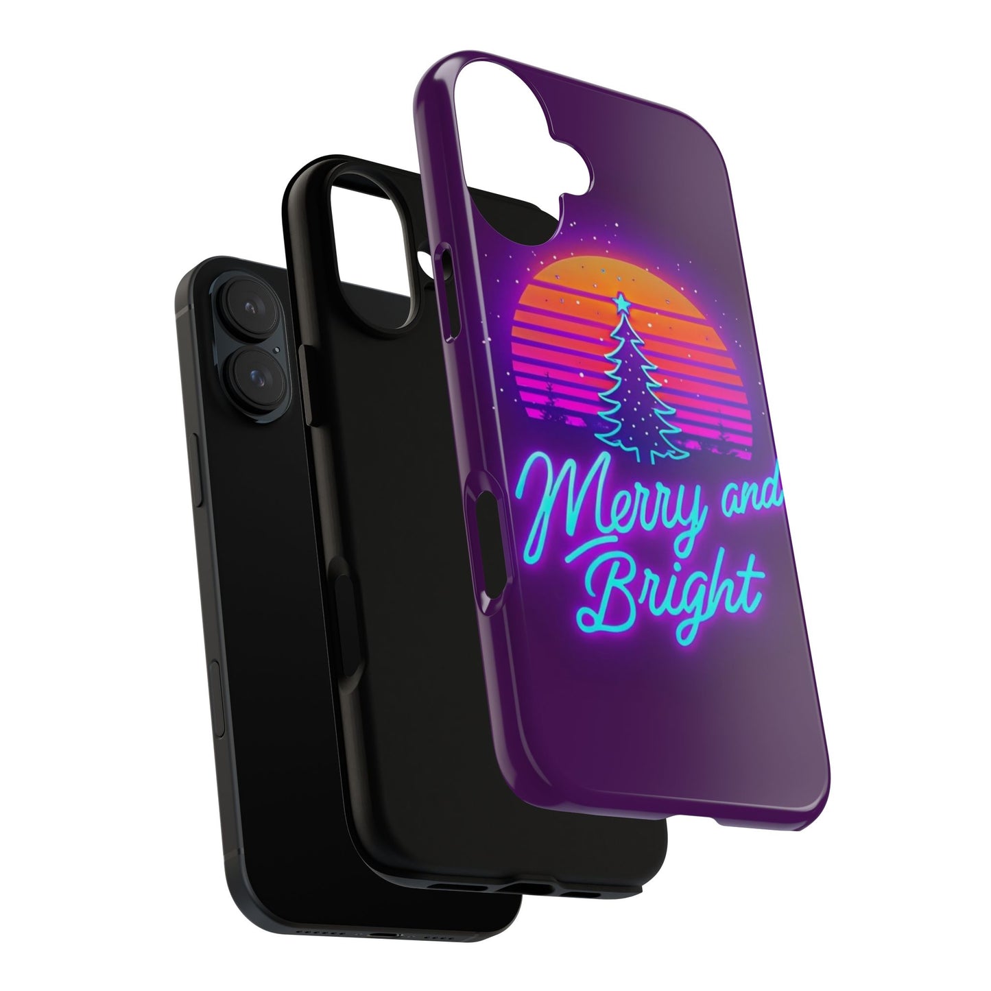 Merry and Bright Neon Phone Case