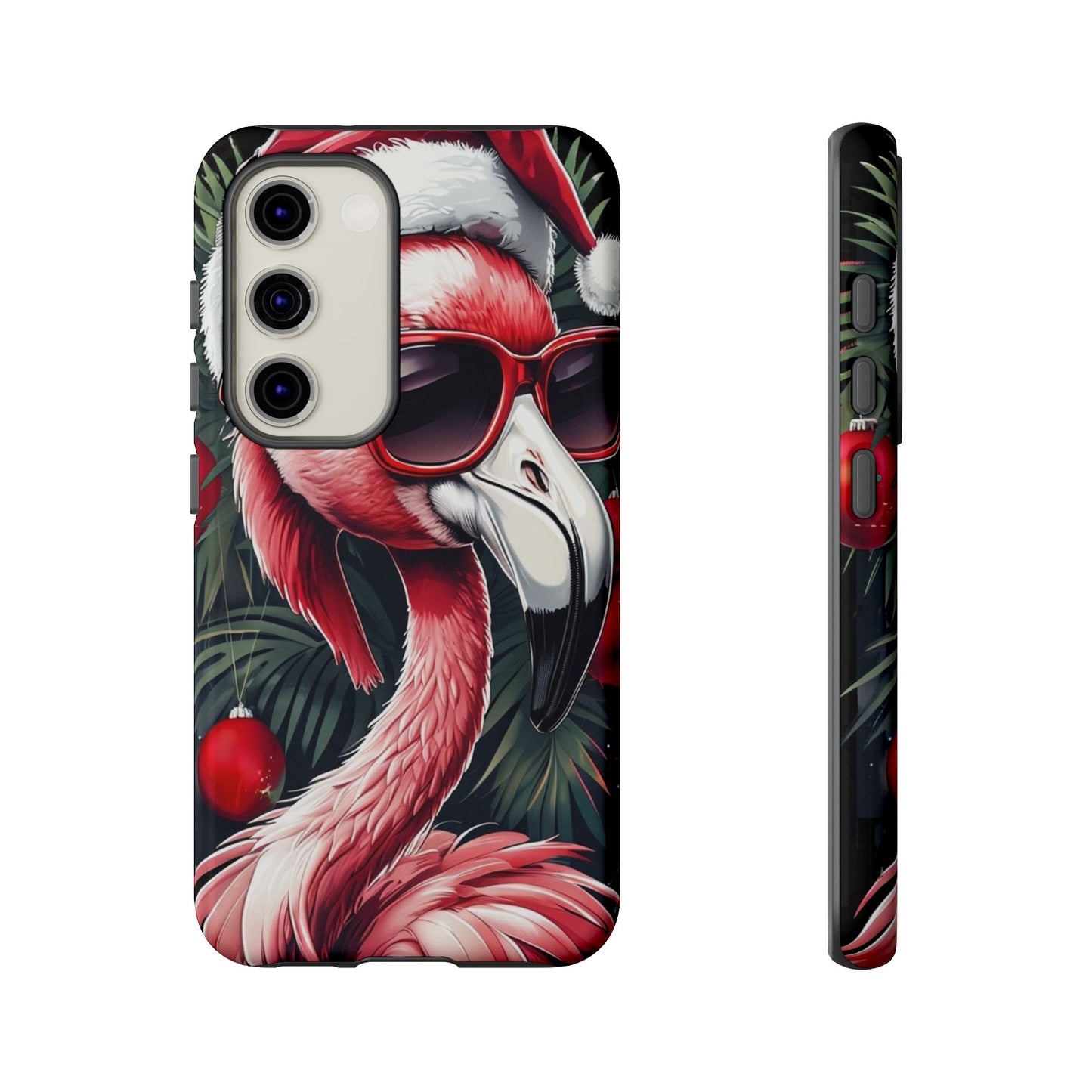 Festive Flamingo Holiday Phone Case