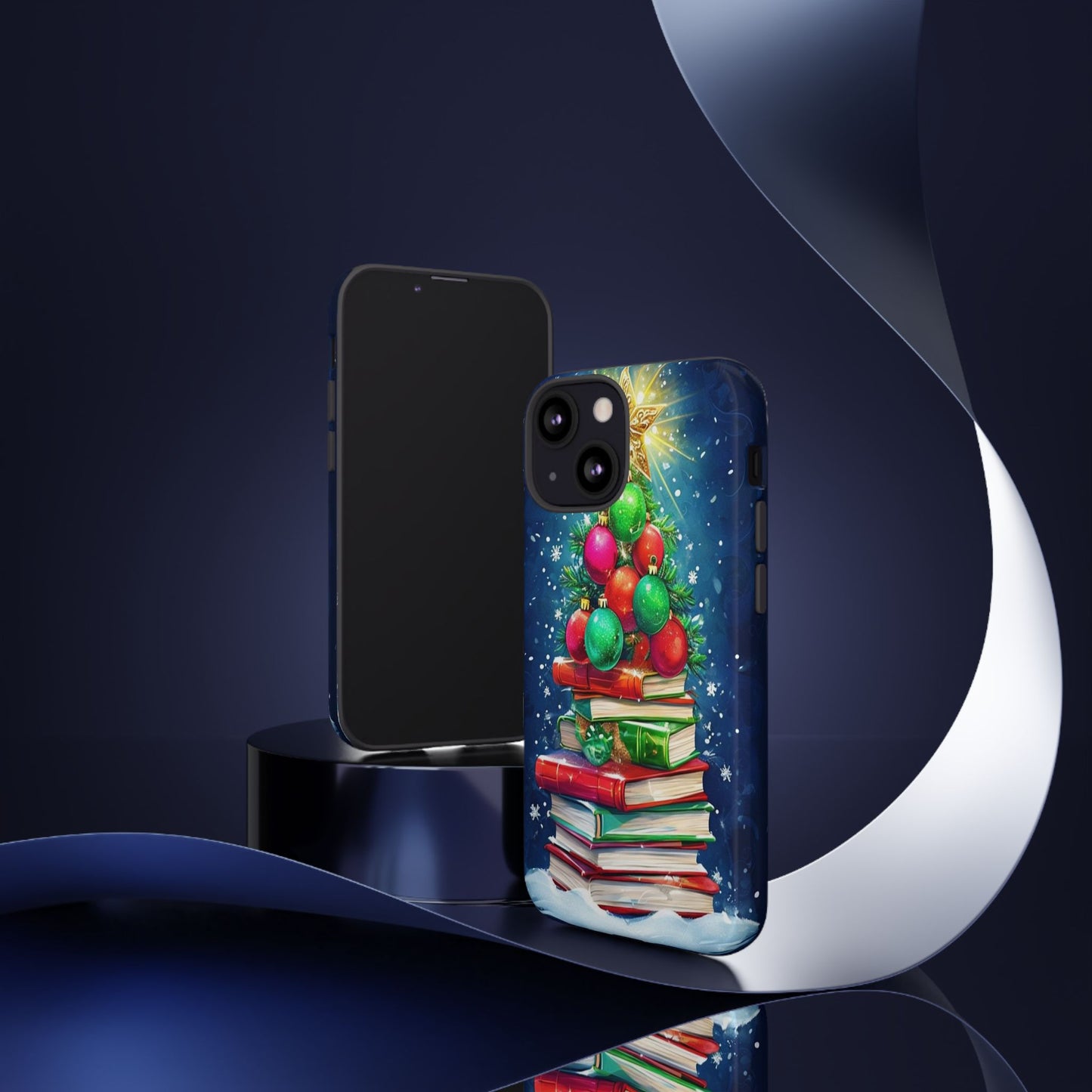 Cute Christmas Books Phone Case