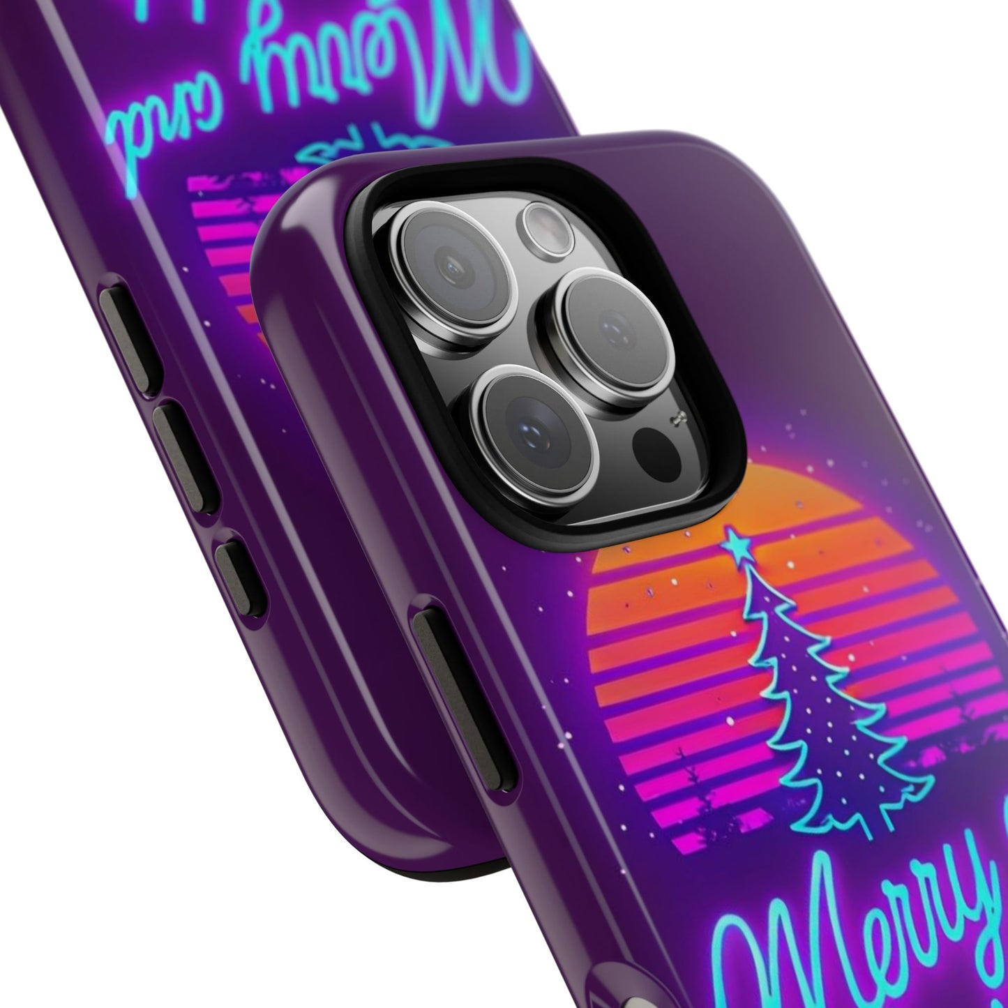 Merry and Bright Neon Phone Case