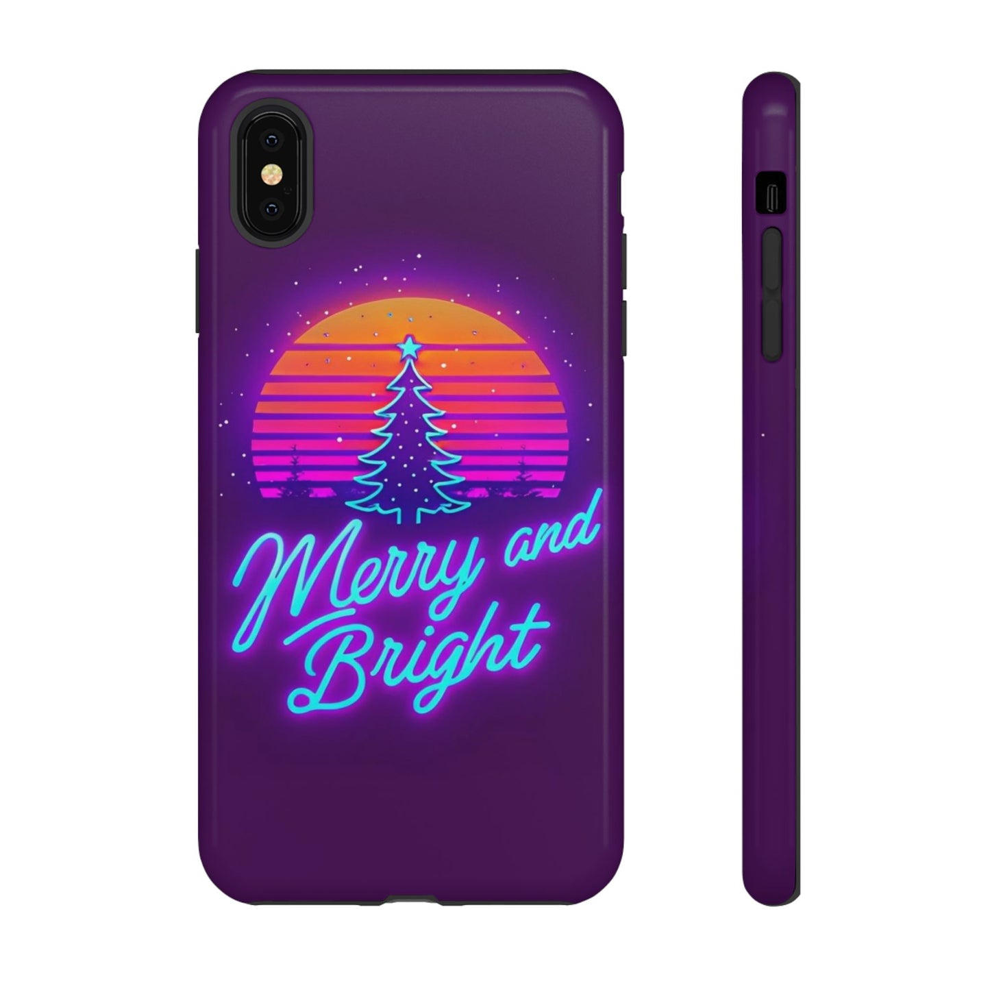 Merry and Bright Neon Phone Case