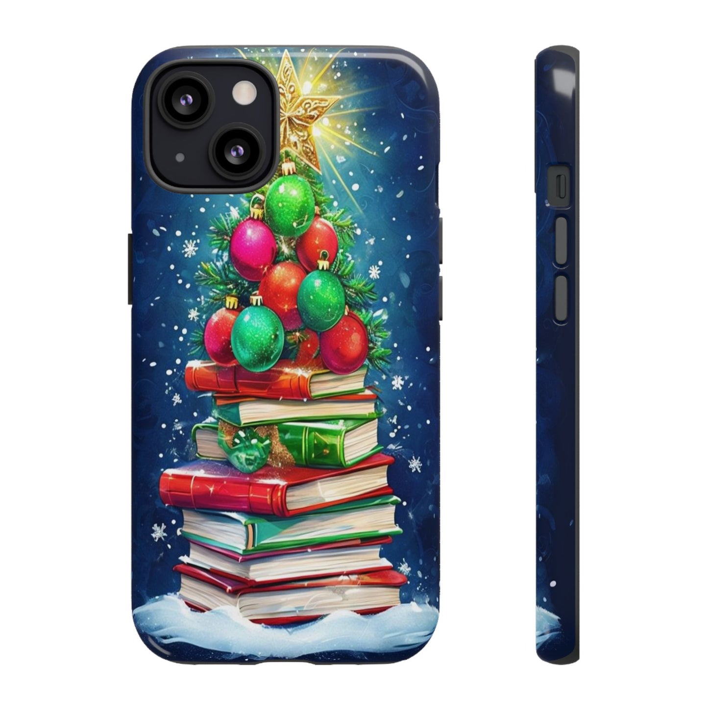 Cute Christmas Books Phone Case