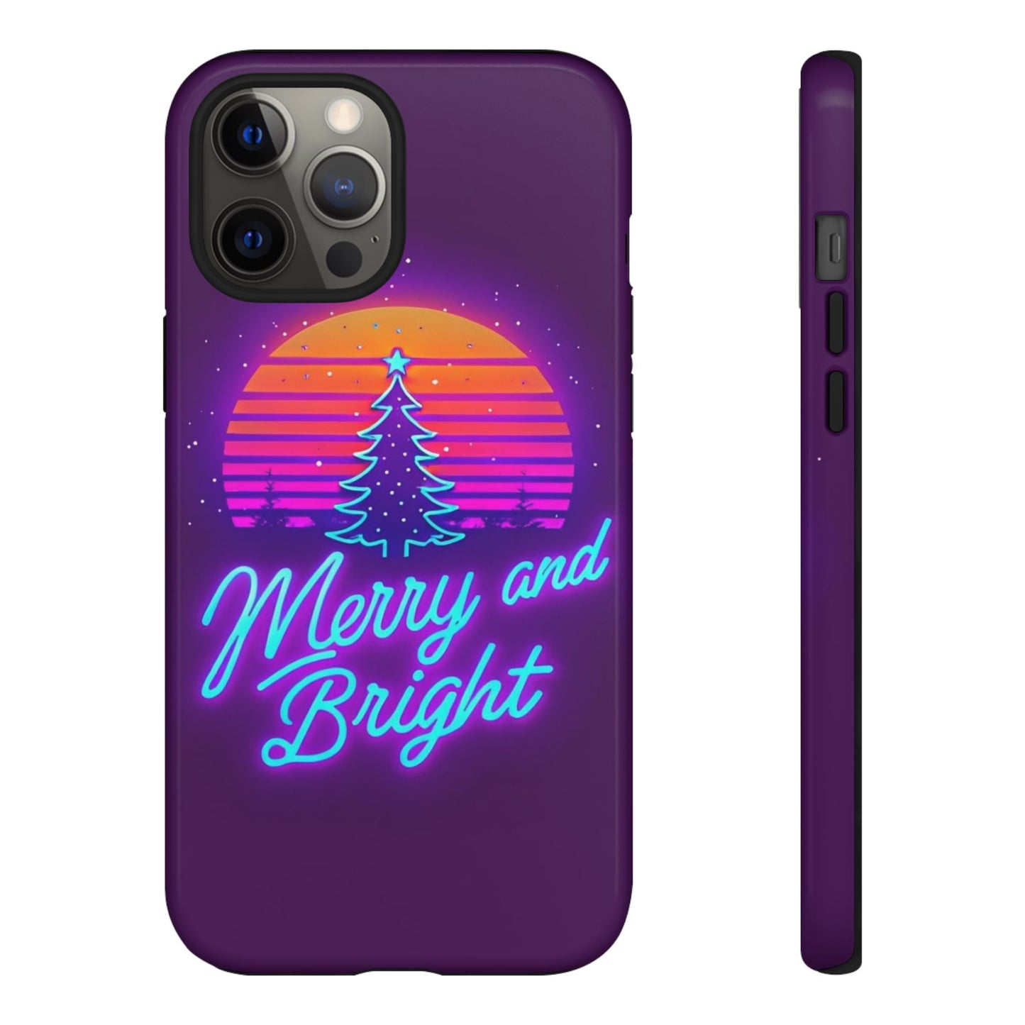 Merry and Bright Neon Phone Case