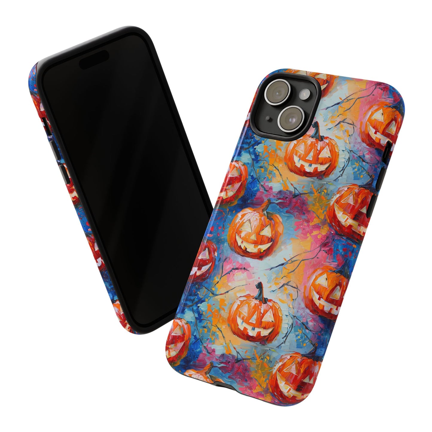 Abstract Jack-O-Lantern Phone Case