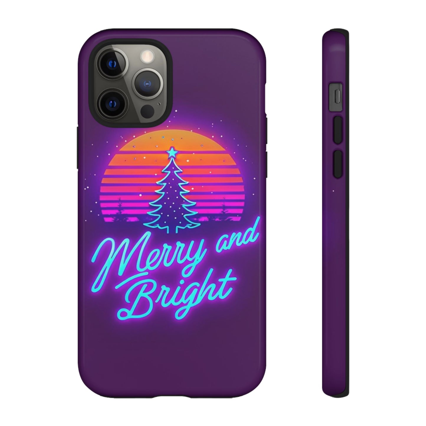 Merry and Bright Neon Phone Case