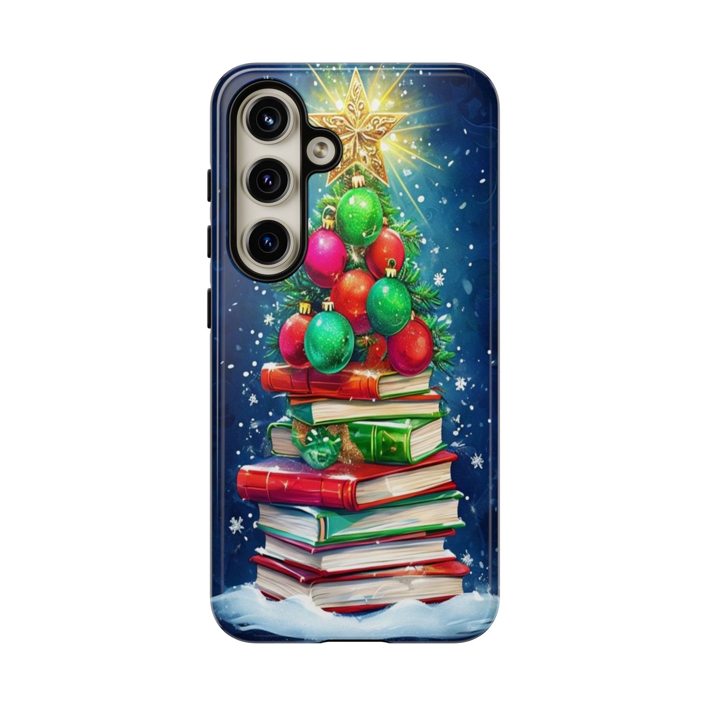 Cute Christmas Books Phone Case