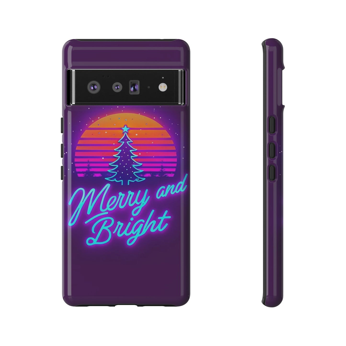 Merry and Bright Neon Phone Case