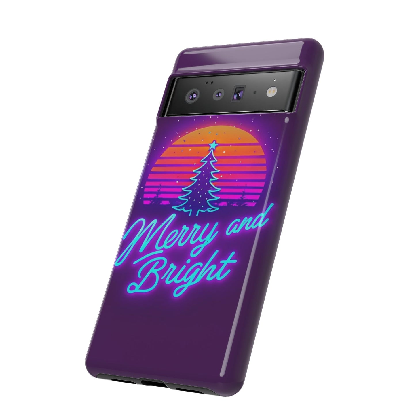 Merry and Bright Neon Phone Case