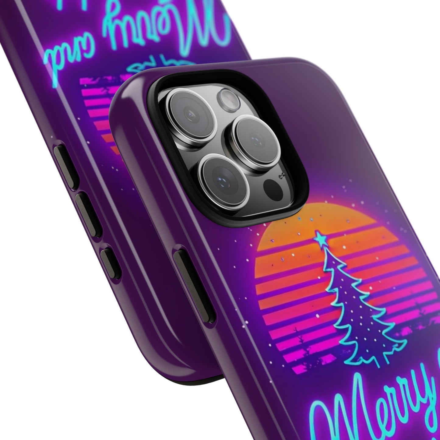 Merry and Bright Neon Phone Case