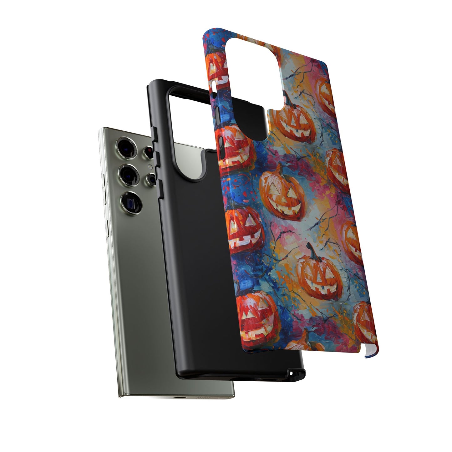 Abstract Jack-O-Lantern Phone Case