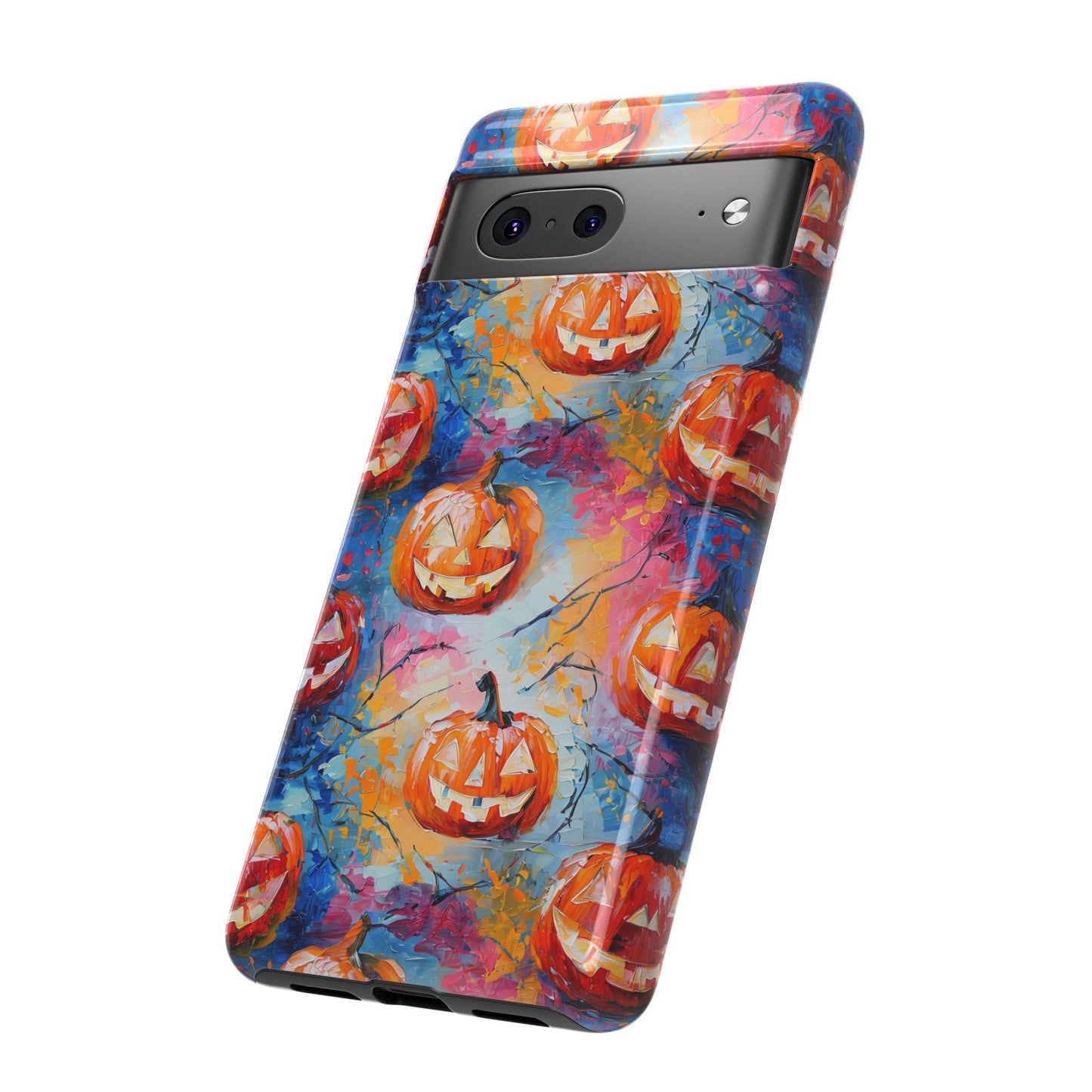 Abstract Jack-O-Lantern Phone Case