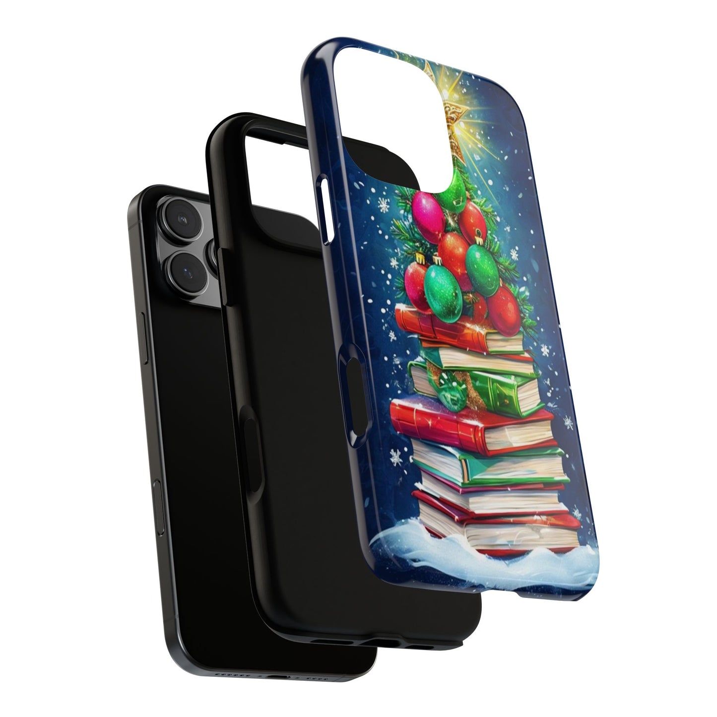 Cute Christmas Books Phone Case