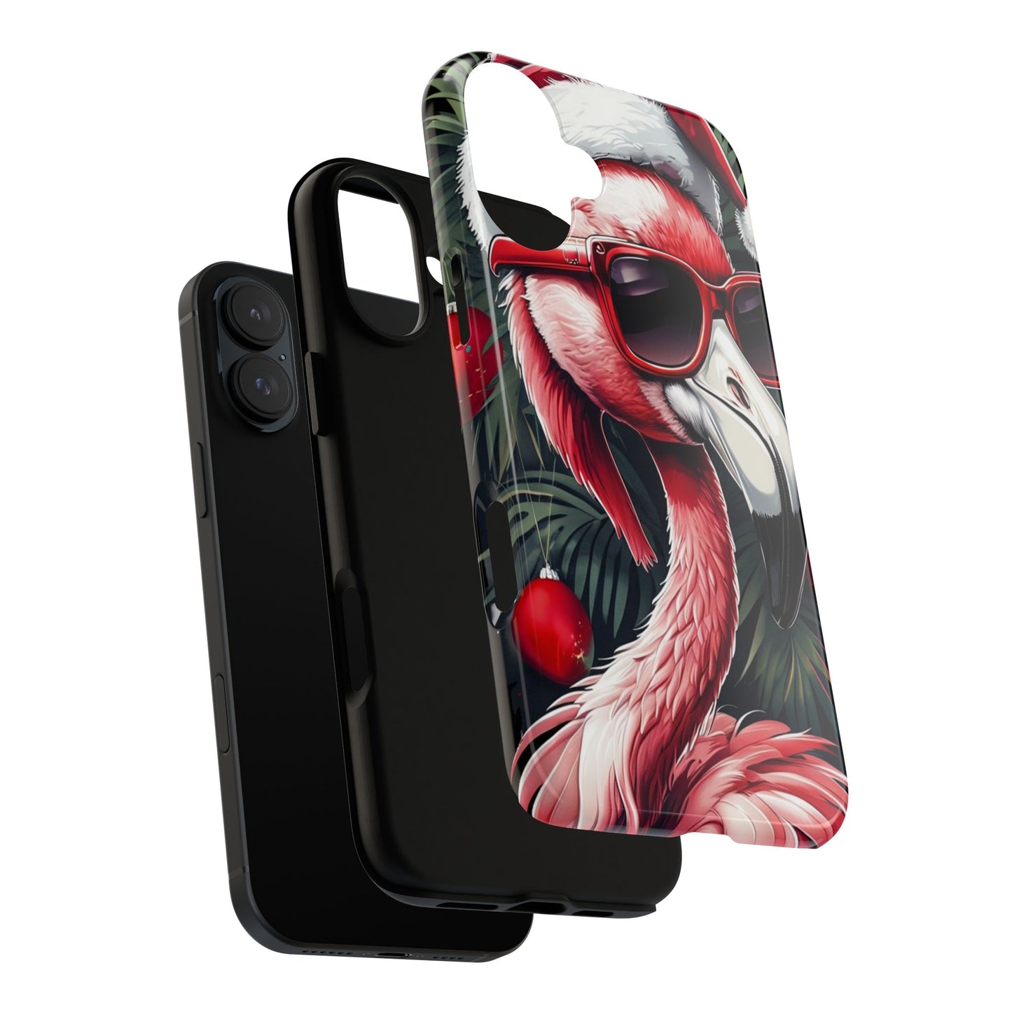 Festive Flamingo Holiday Phone Case