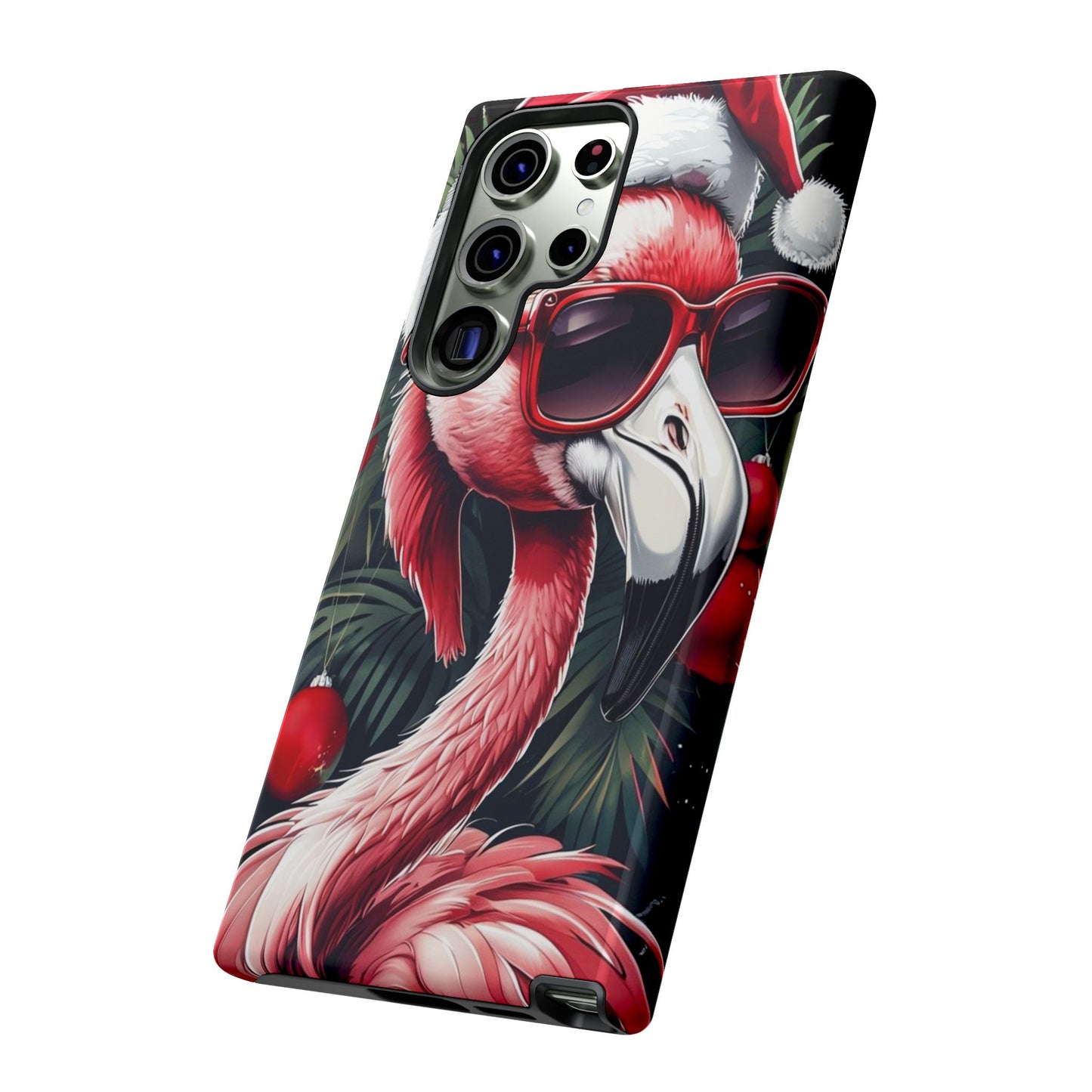 Festive Flamingo Holiday Phone Case