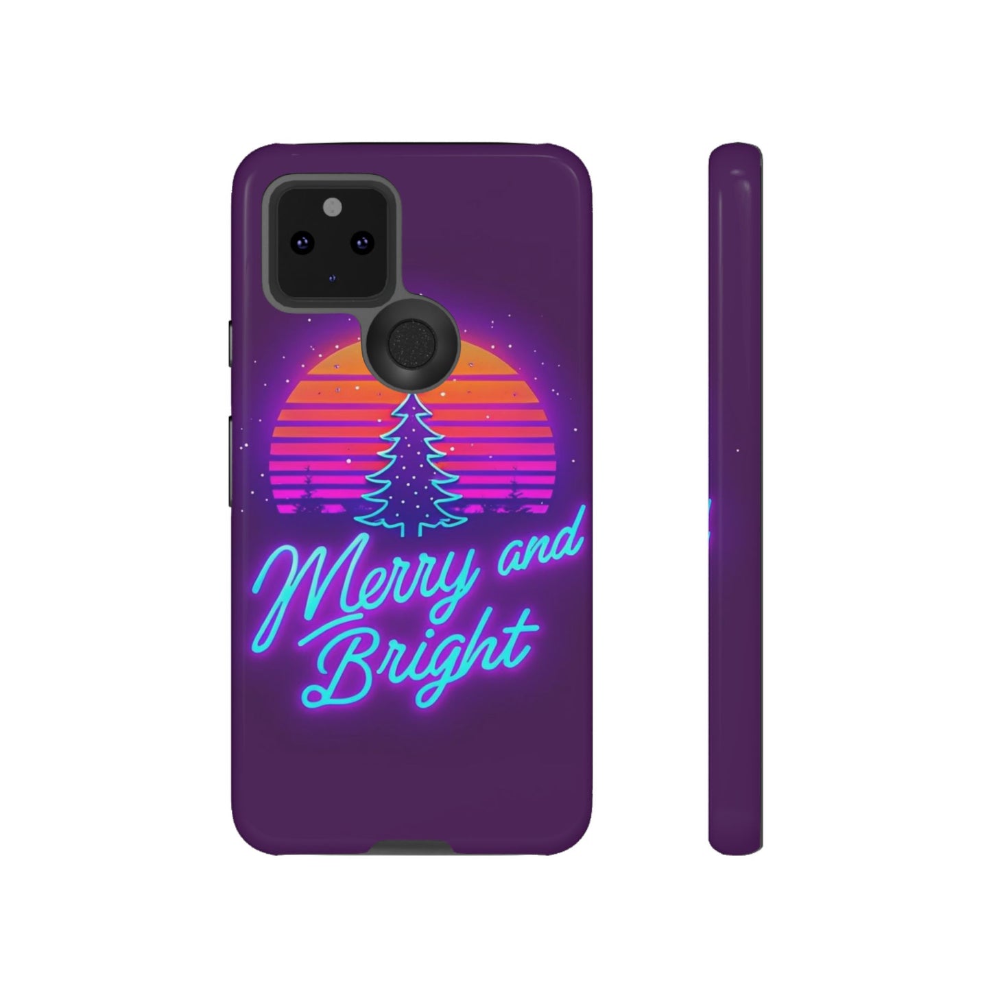 Merry and Bright Neon Phone Case