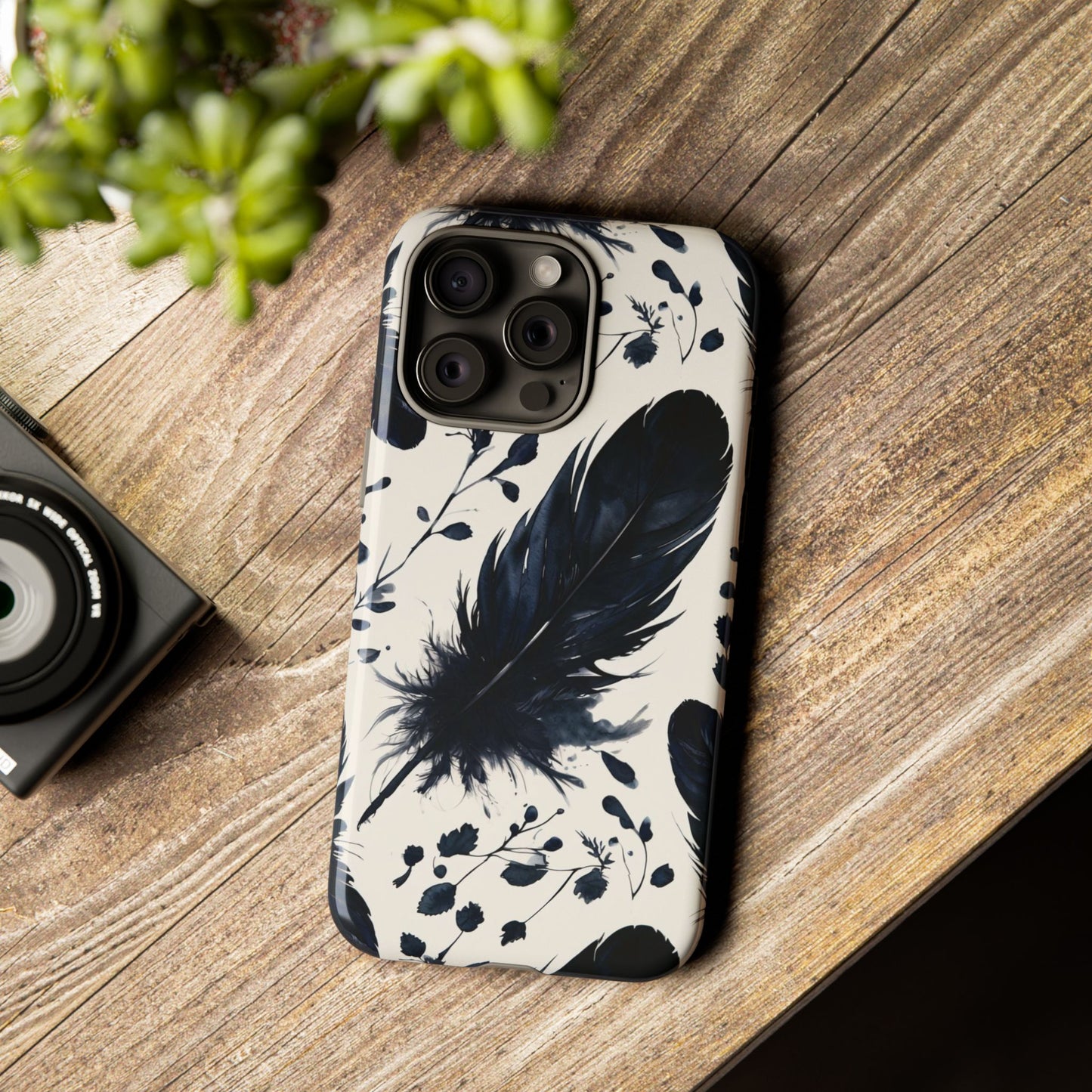 Raven Feather Phone Case