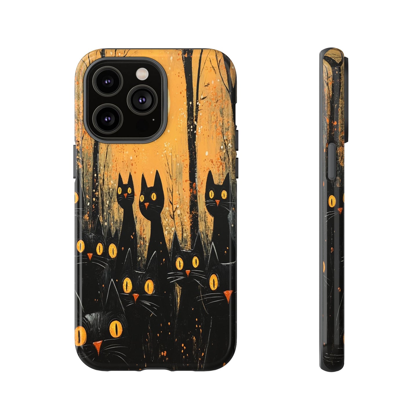 Midnight Whiskers Phone Case