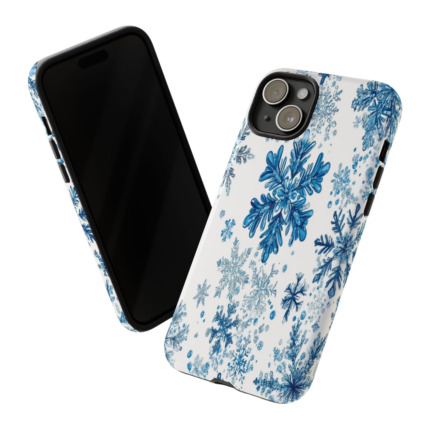 Blue Snowflake Phone Case