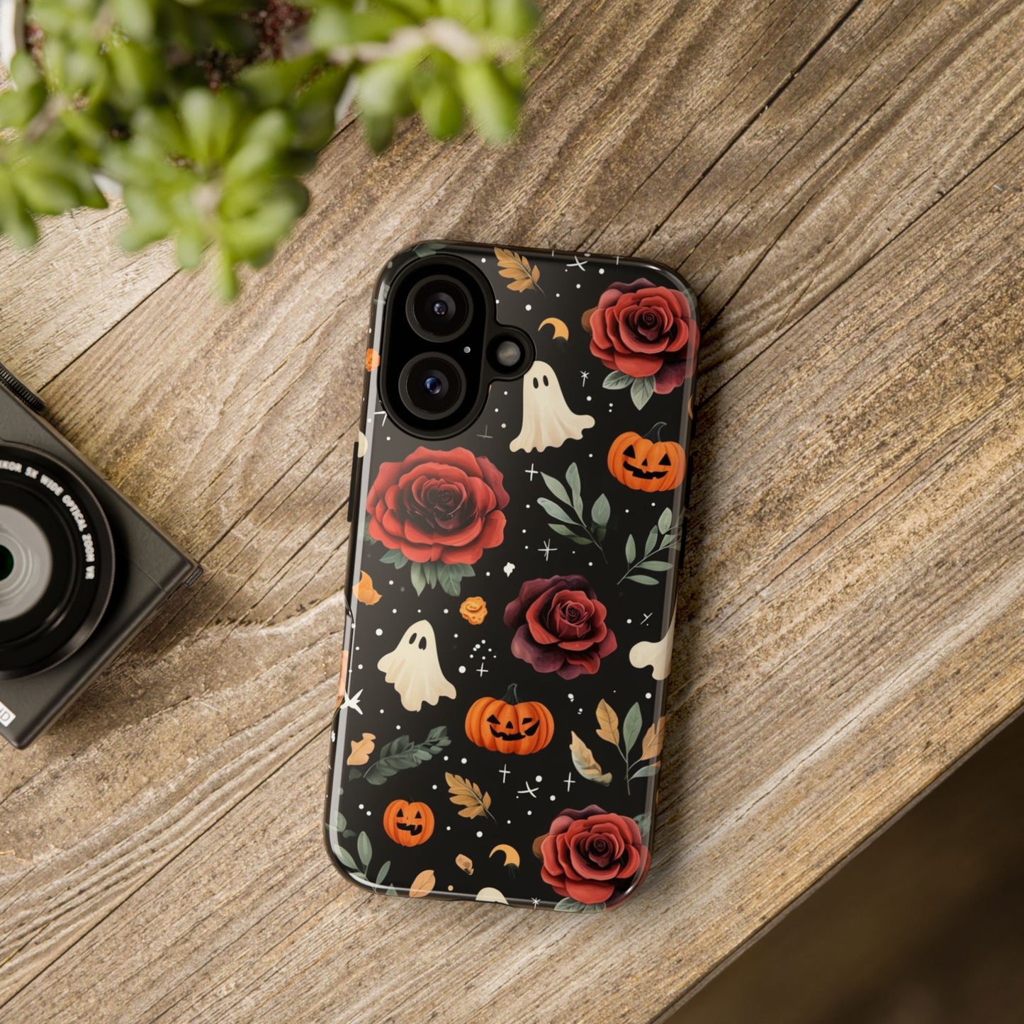 Roses and Ghosts Phone Case