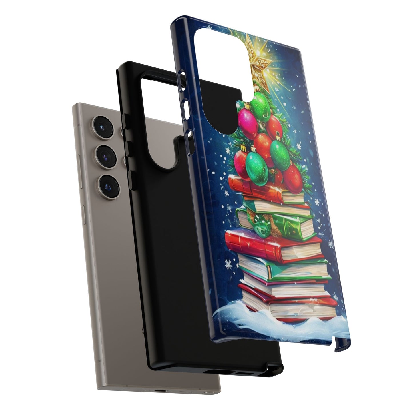 Cute Christmas Books Phone Case