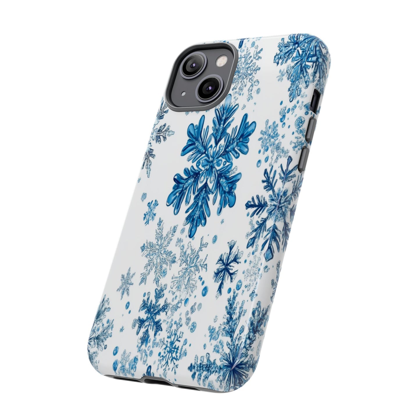 Blue Snowflake Phone Case