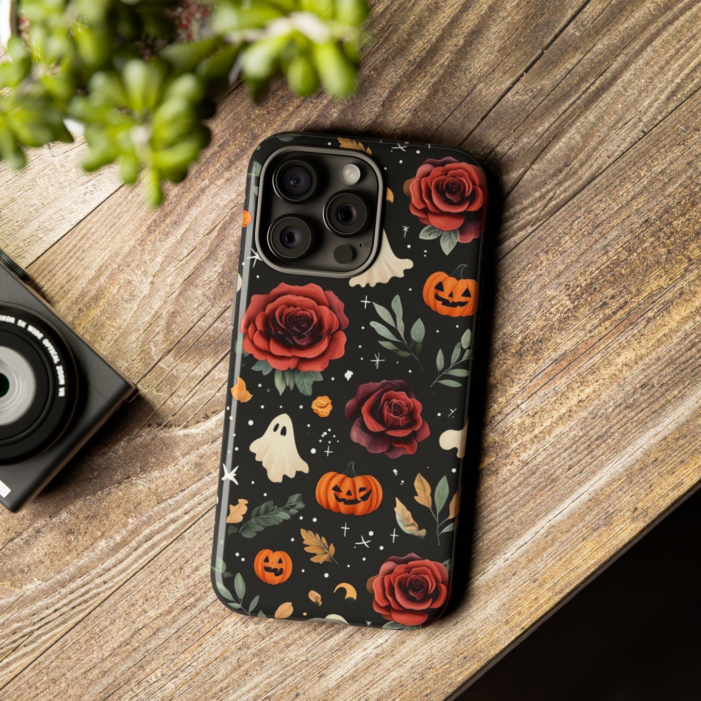 Roses and Ghosts Phone Case