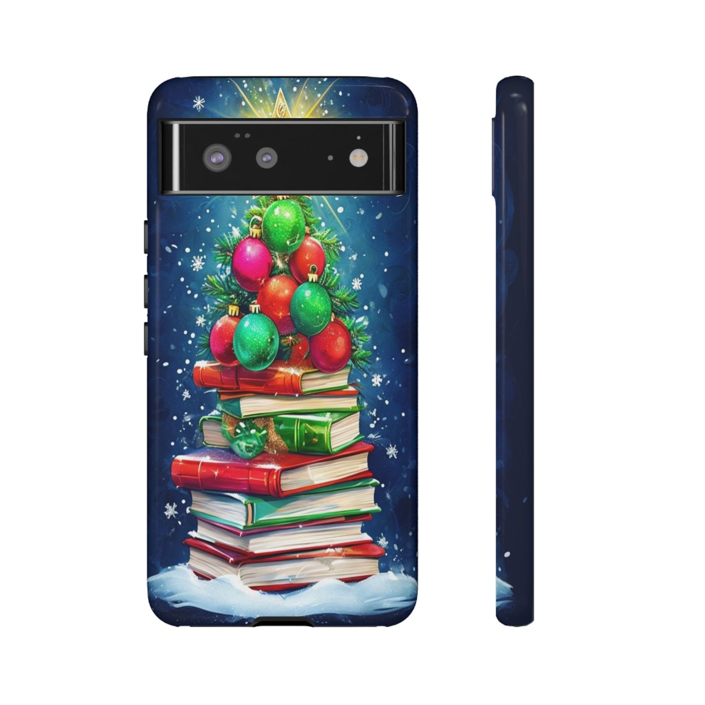 Cute Christmas Books Phone Case