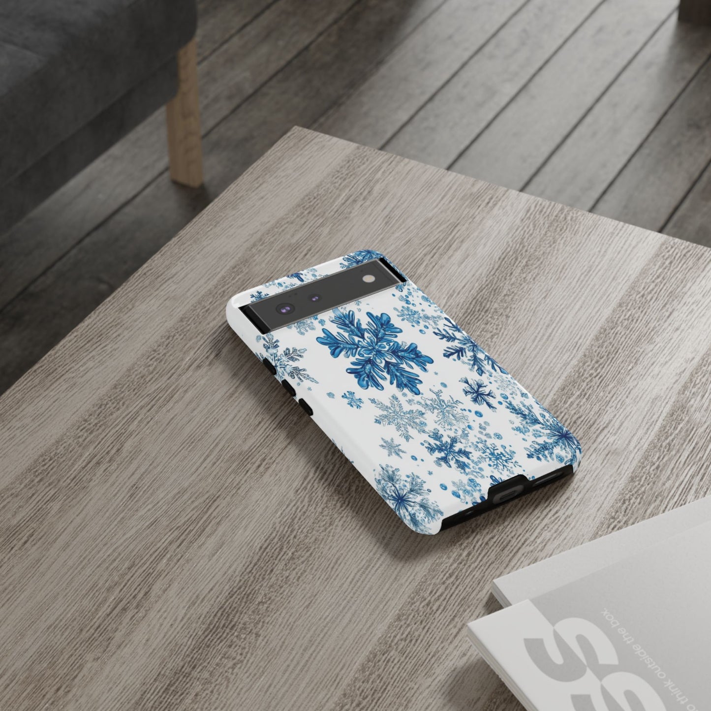 Blue Snowflake Phone Case