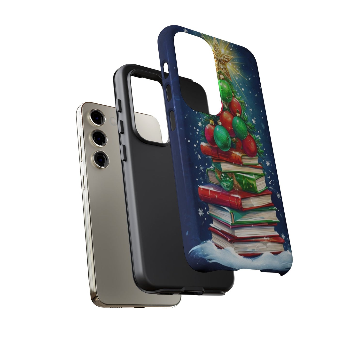 Cute Christmas Books Phone Case