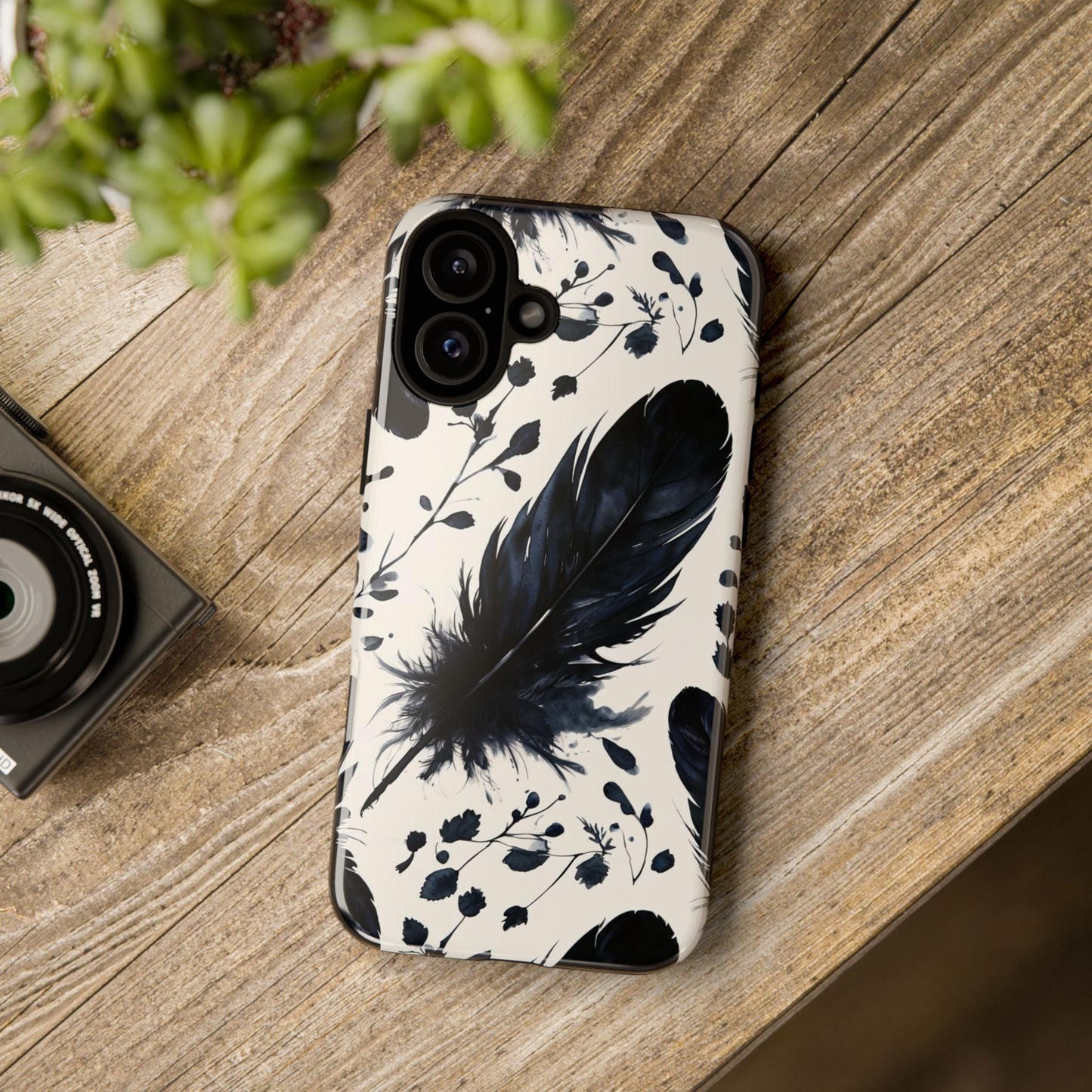 Raven Feather Phone Case