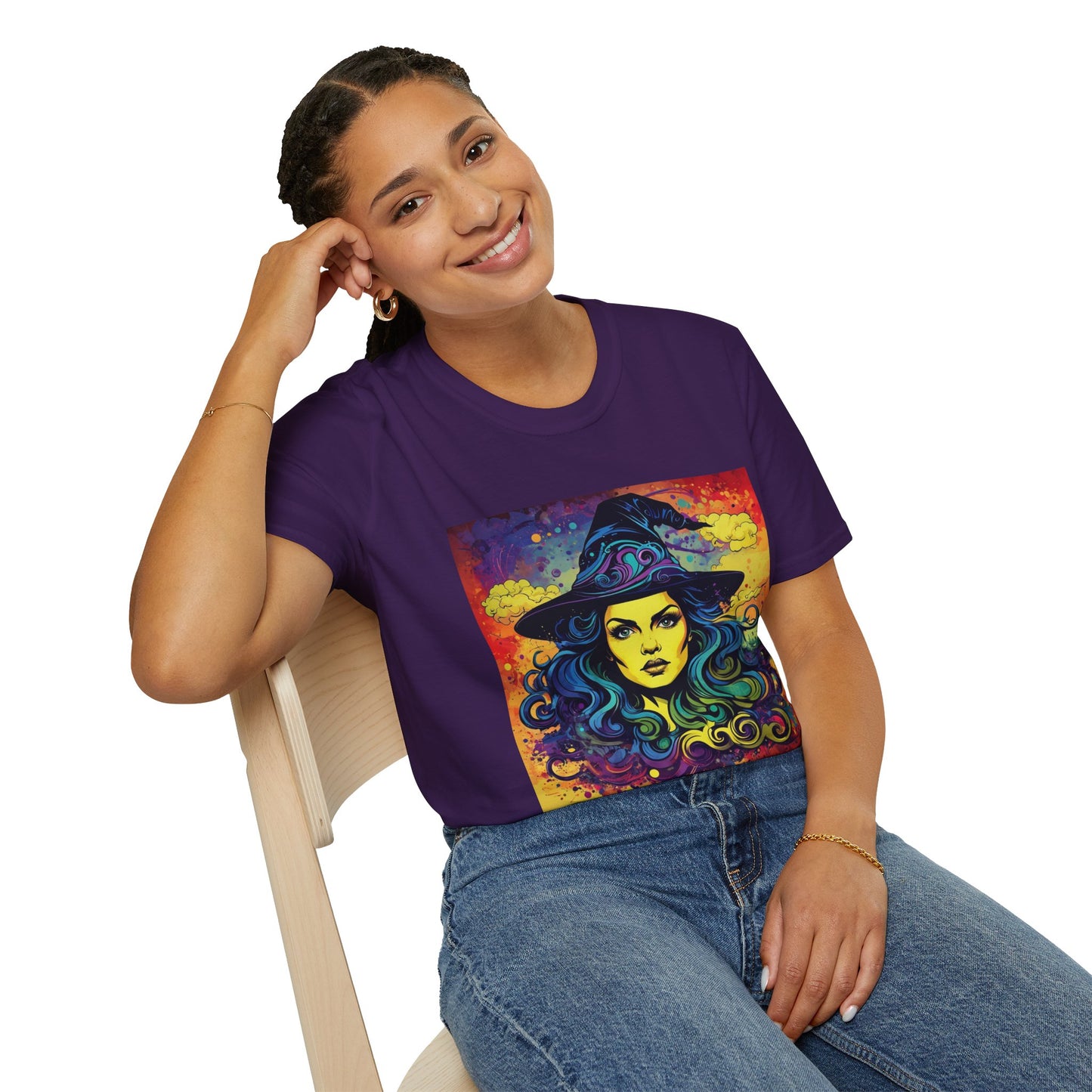 Psychedelic Witch Unisex Softstyle T-Shirt