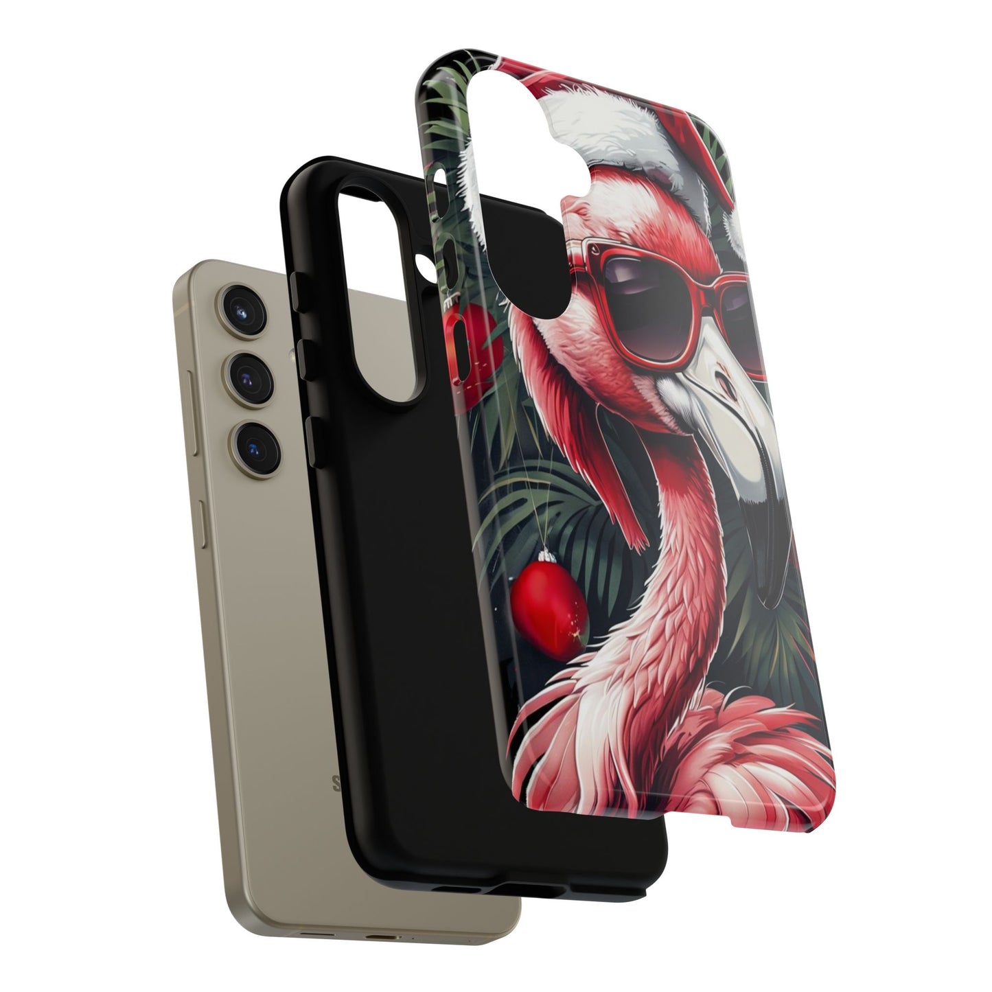 Festive Flamingo Holiday Phone Case