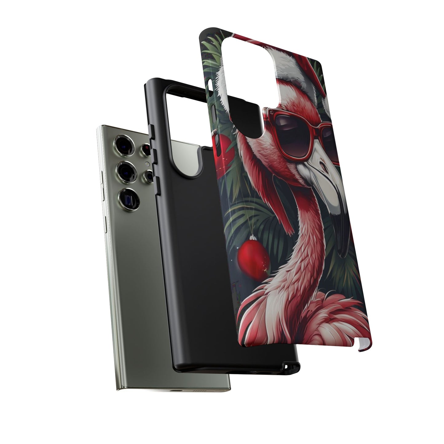 Festive Flamingo Holiday Phone Case