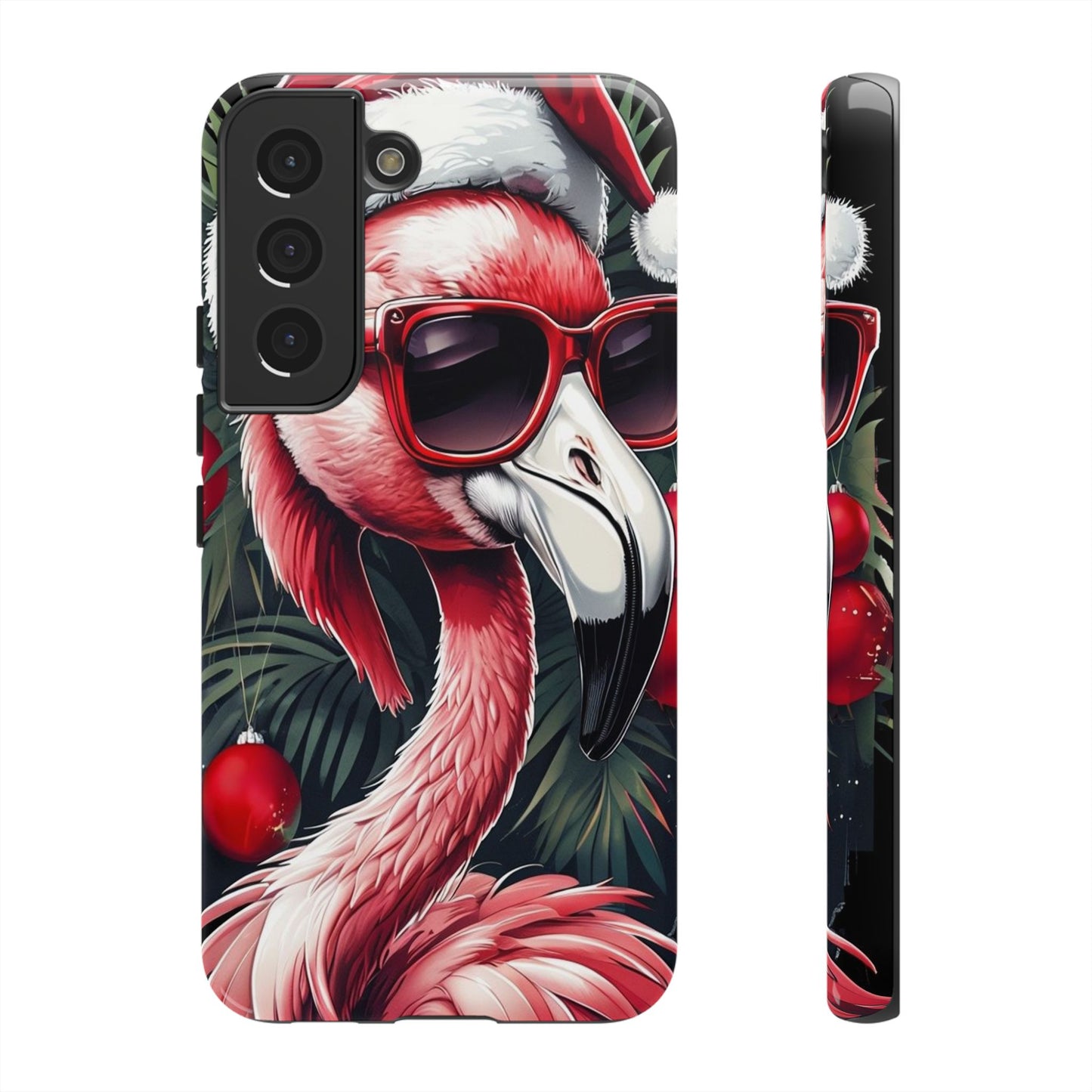 Festive Flamingo Holiday Phone Case