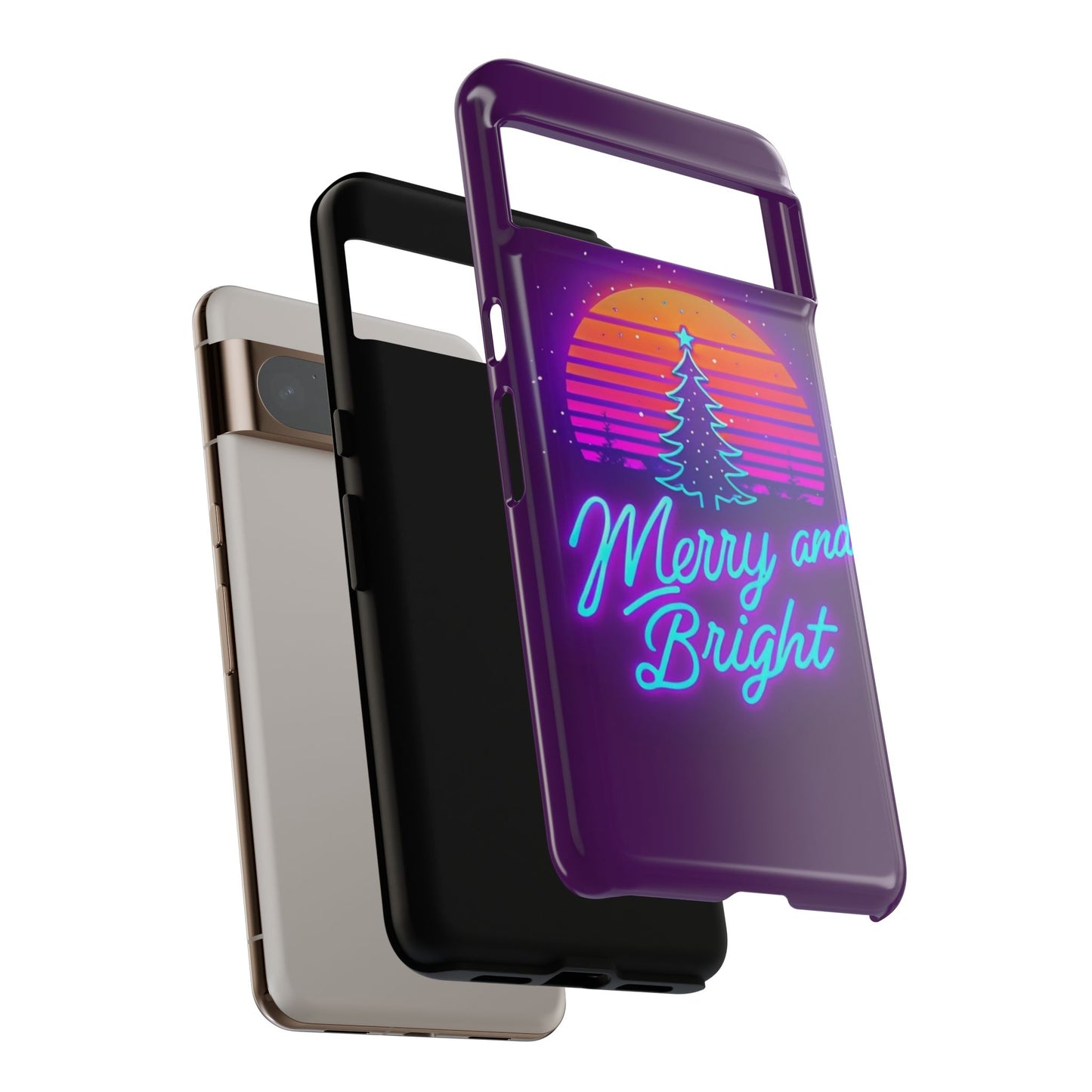 Merry and Bright Neon Phone Case