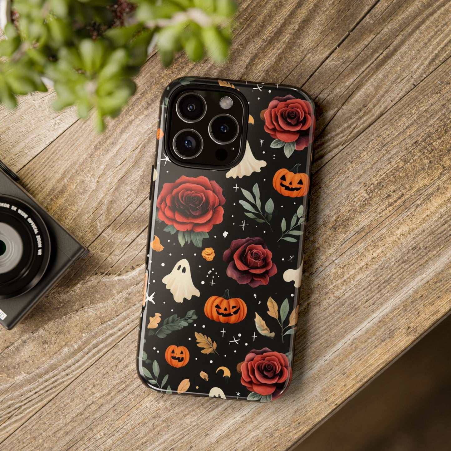 Roses and Ghosts Phone Case