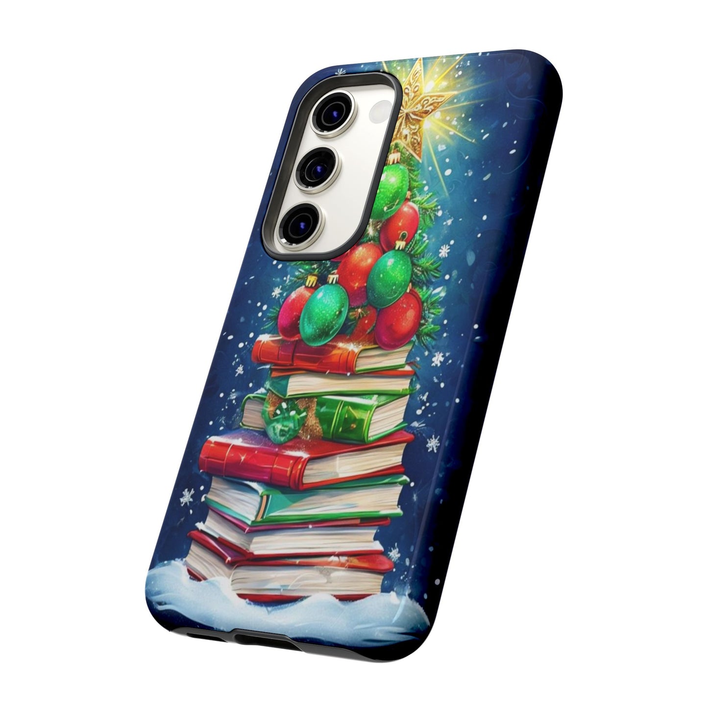 Cute Christmas Books Phone Case