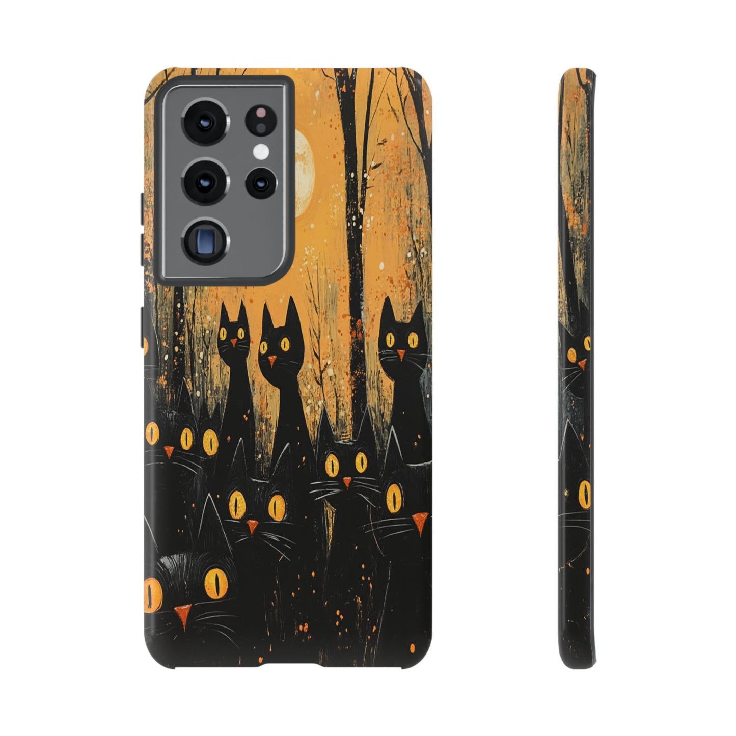 Midnight Whiskers Phone Case