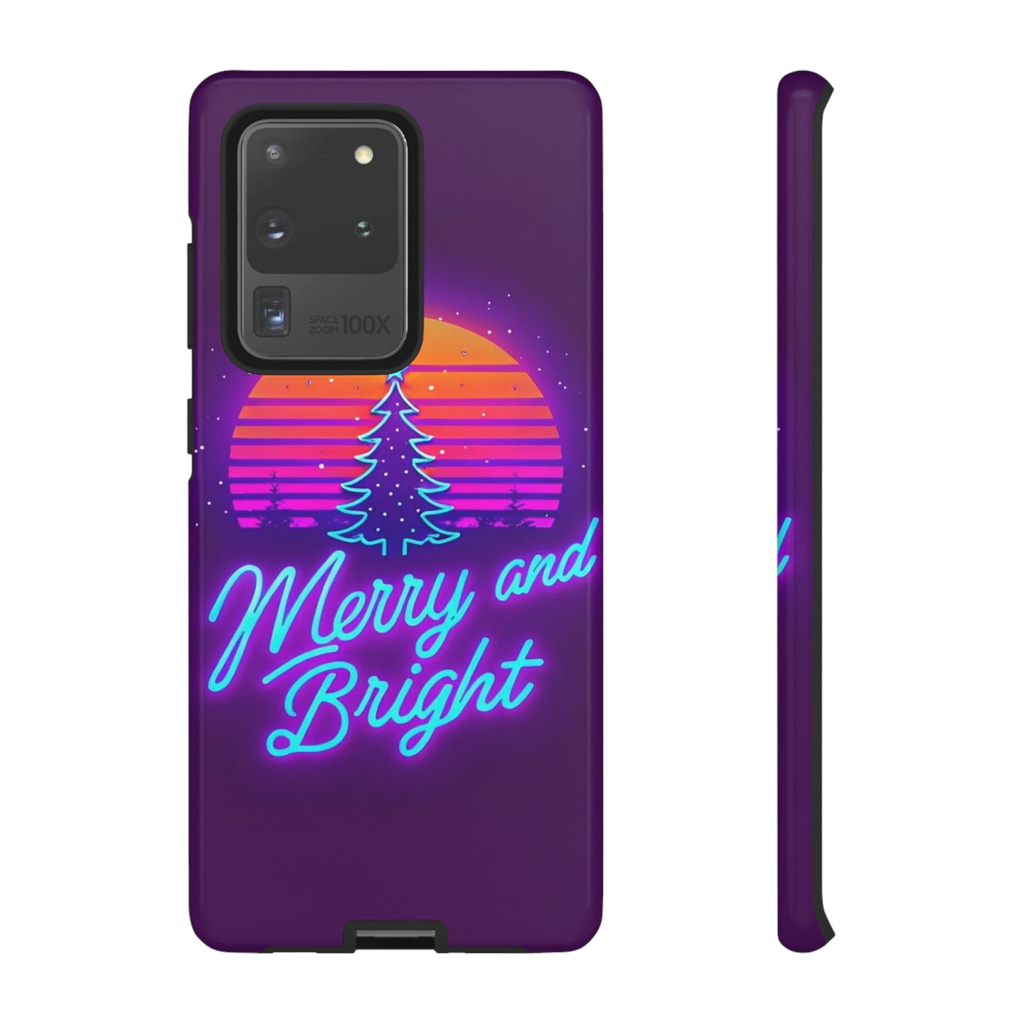 Merry and Bright Neon Phone Case