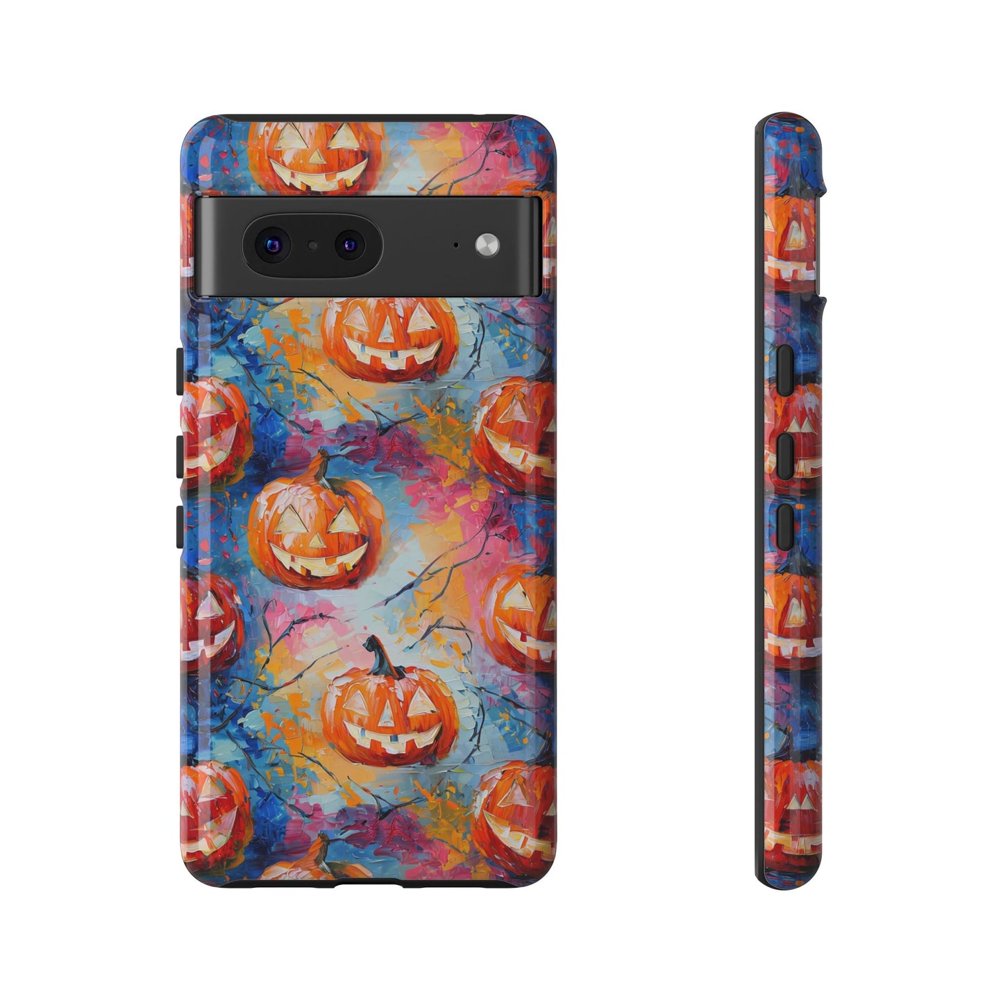 Abstract Jack-O-Lantern Phone Case