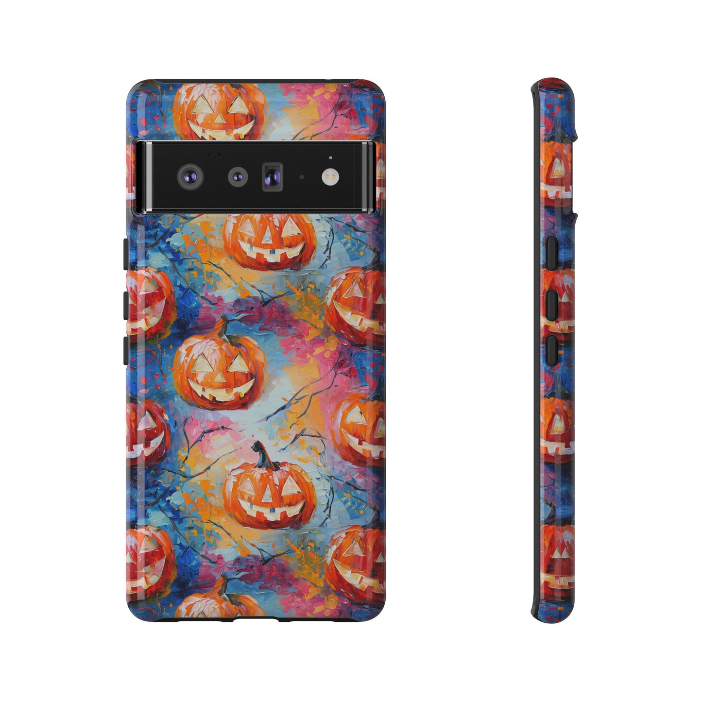 Abstract Jack-O-Lantern Phone Case