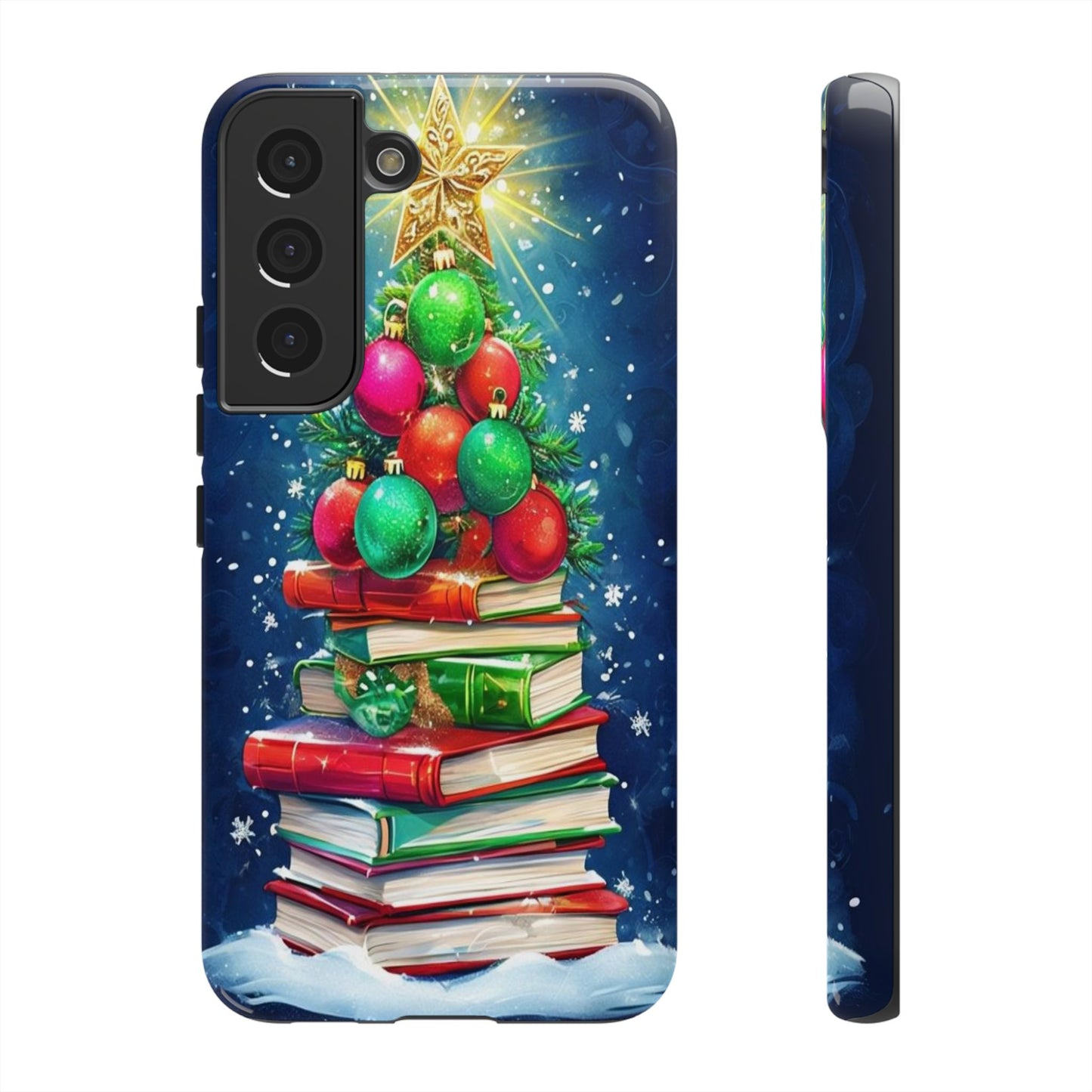 Cute Christmas Books Phone Case