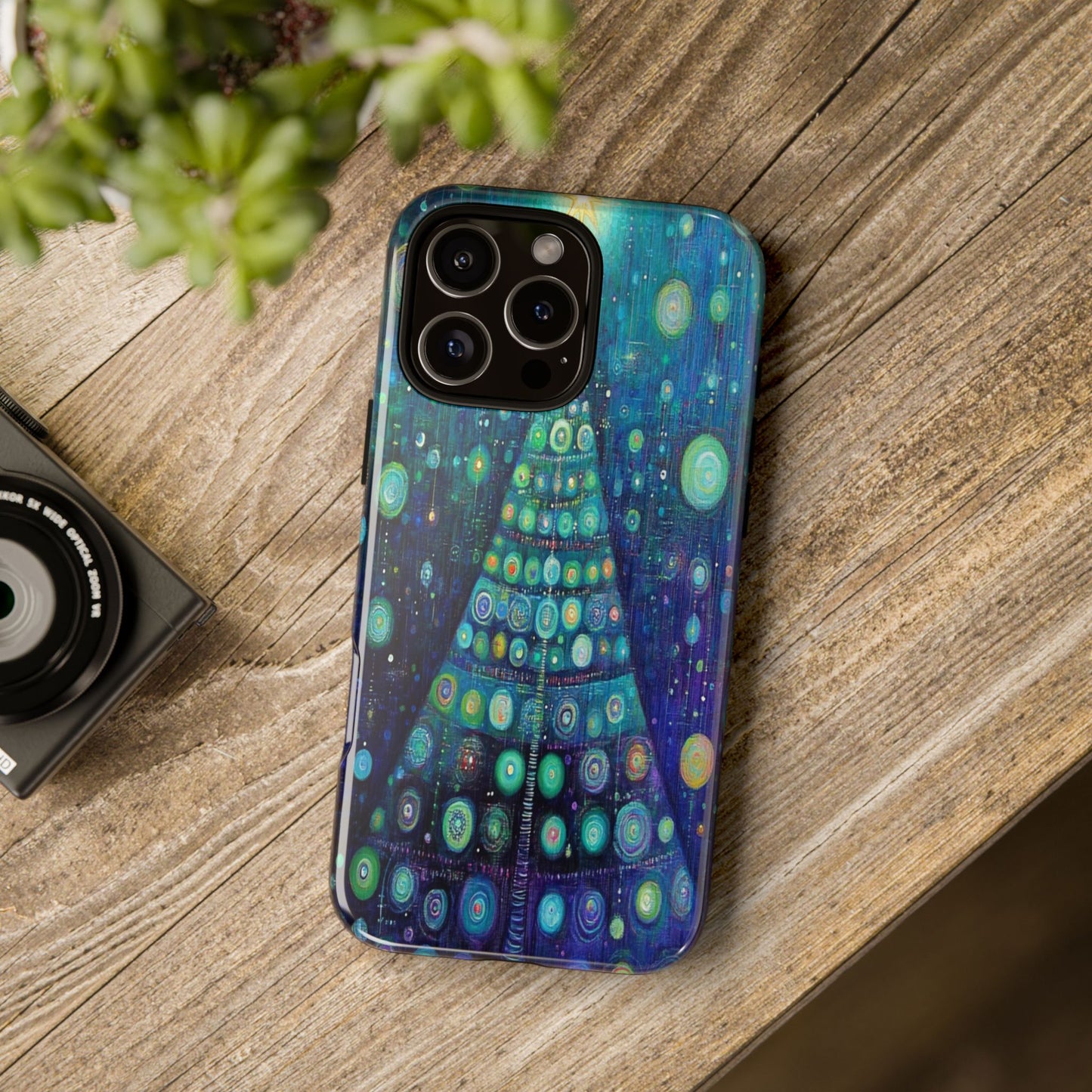 Phone Case - Beautiful Abstract Christmas Tree Design