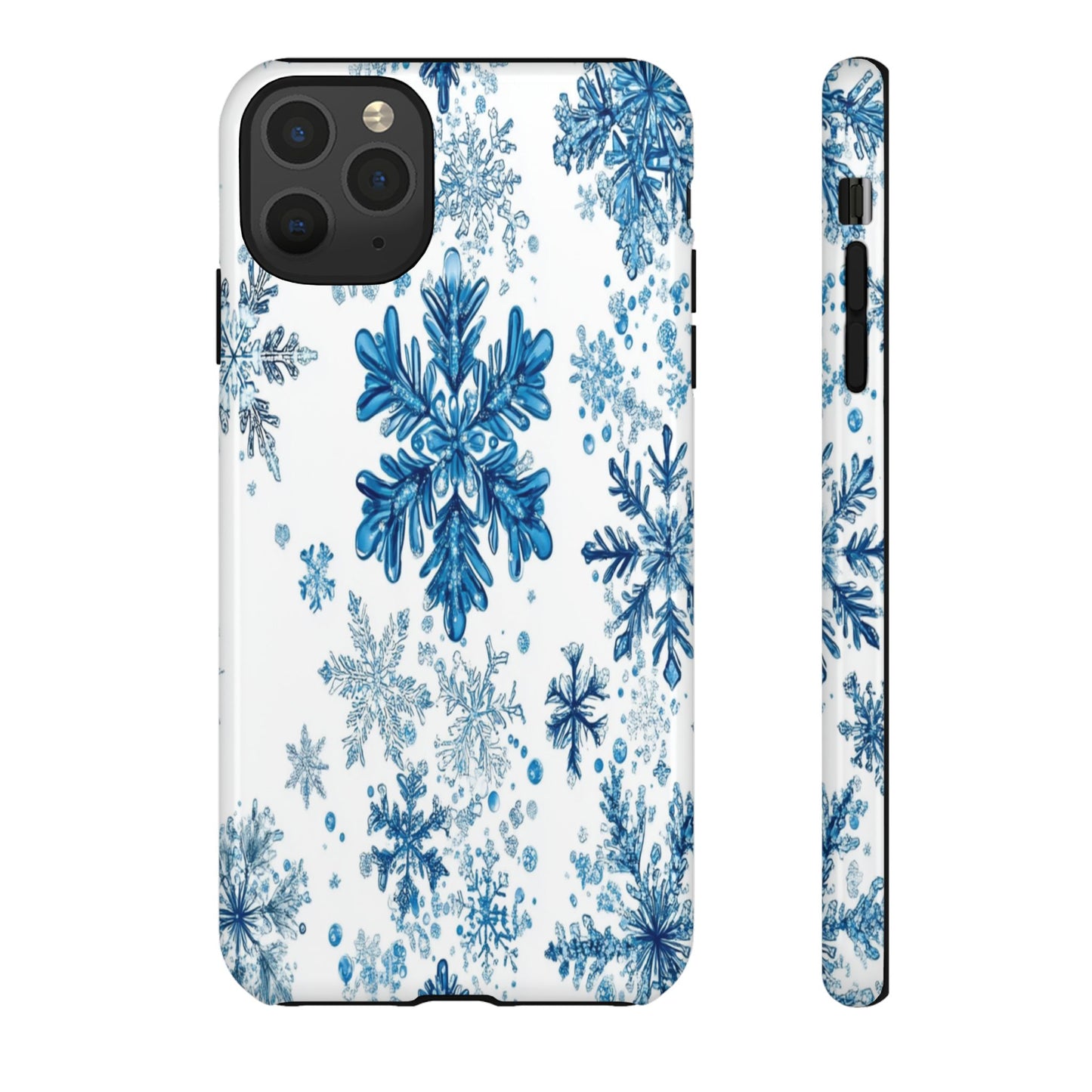 Blue Snowflake Phone Case