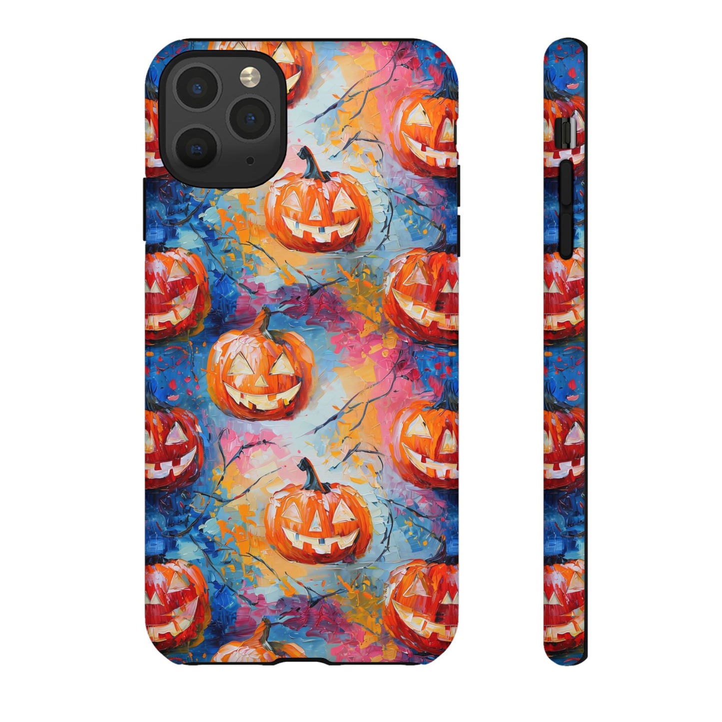 Abstract Jack-O-Lantern Phone Case