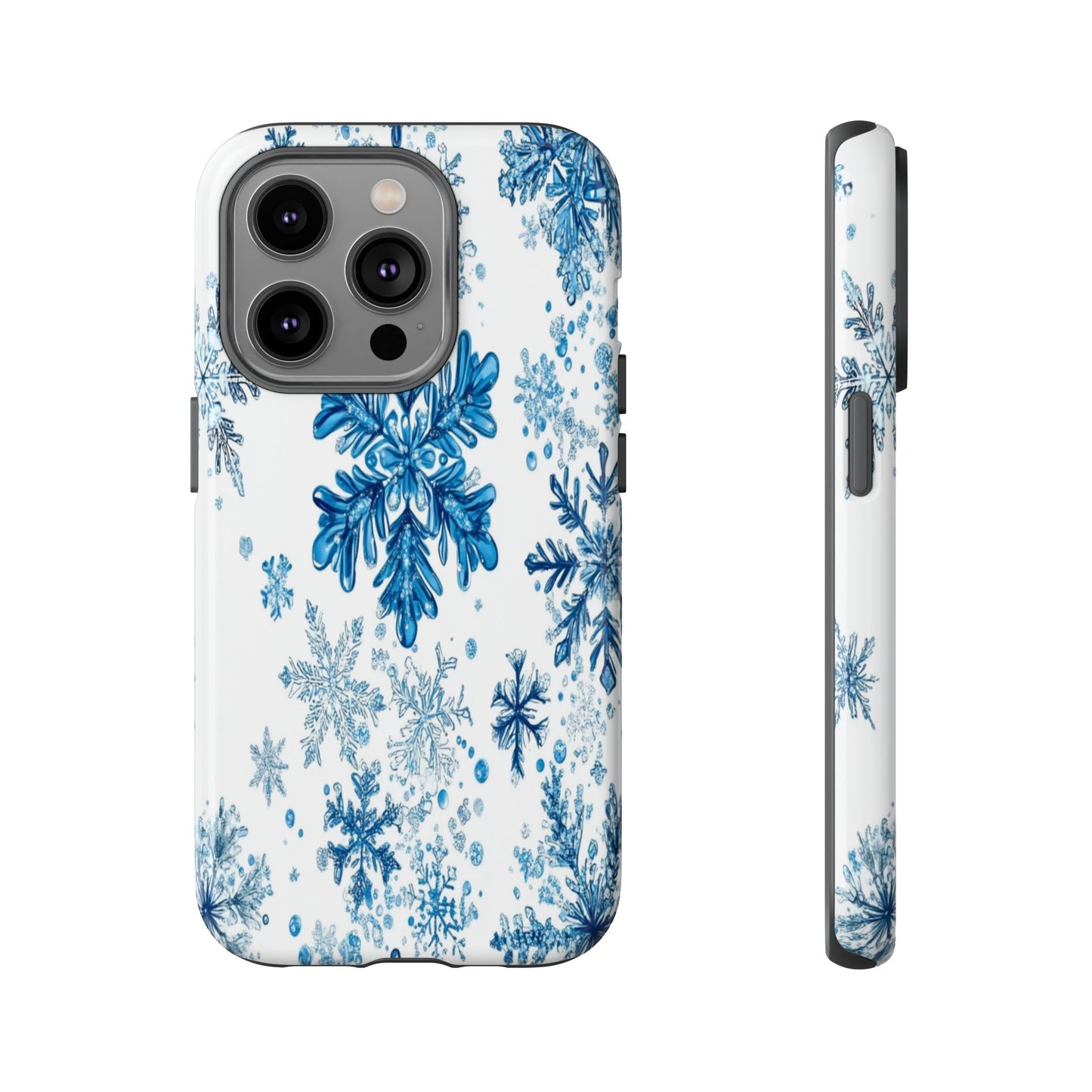 Blue Snowflake Phone Case