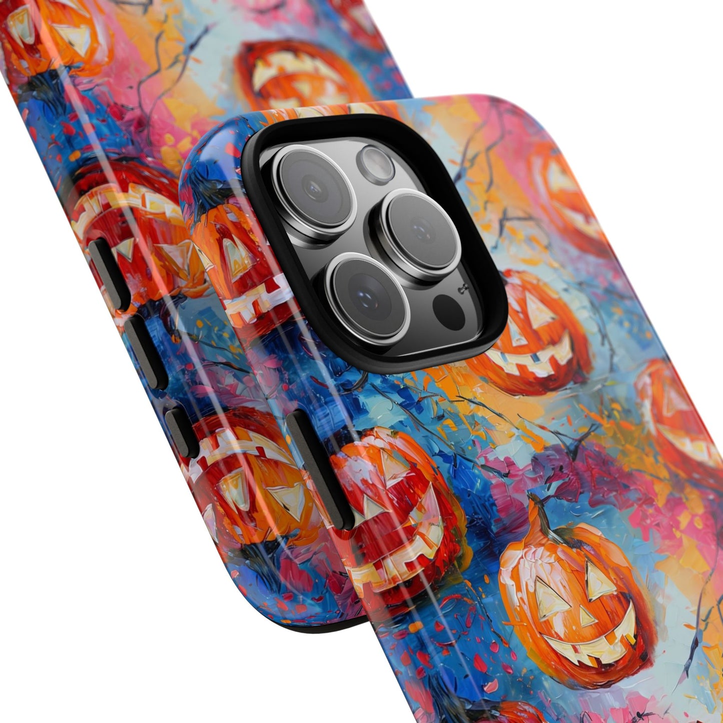 Abstract Jack-O-Lantern Phone Case