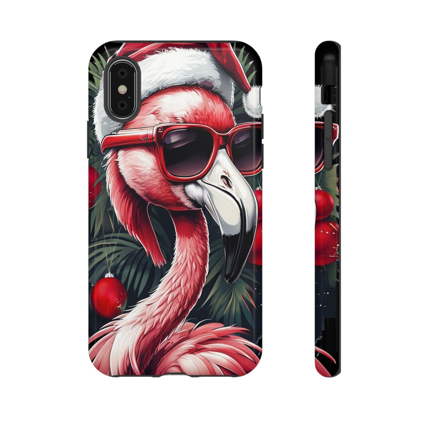 Festive Flamingo Holiday Phone Case